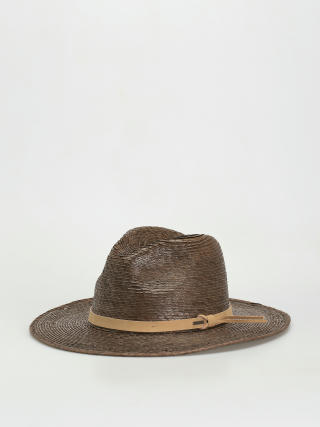 Klobouk Brixton Field Proper Straw Hat (dark earth/natural)