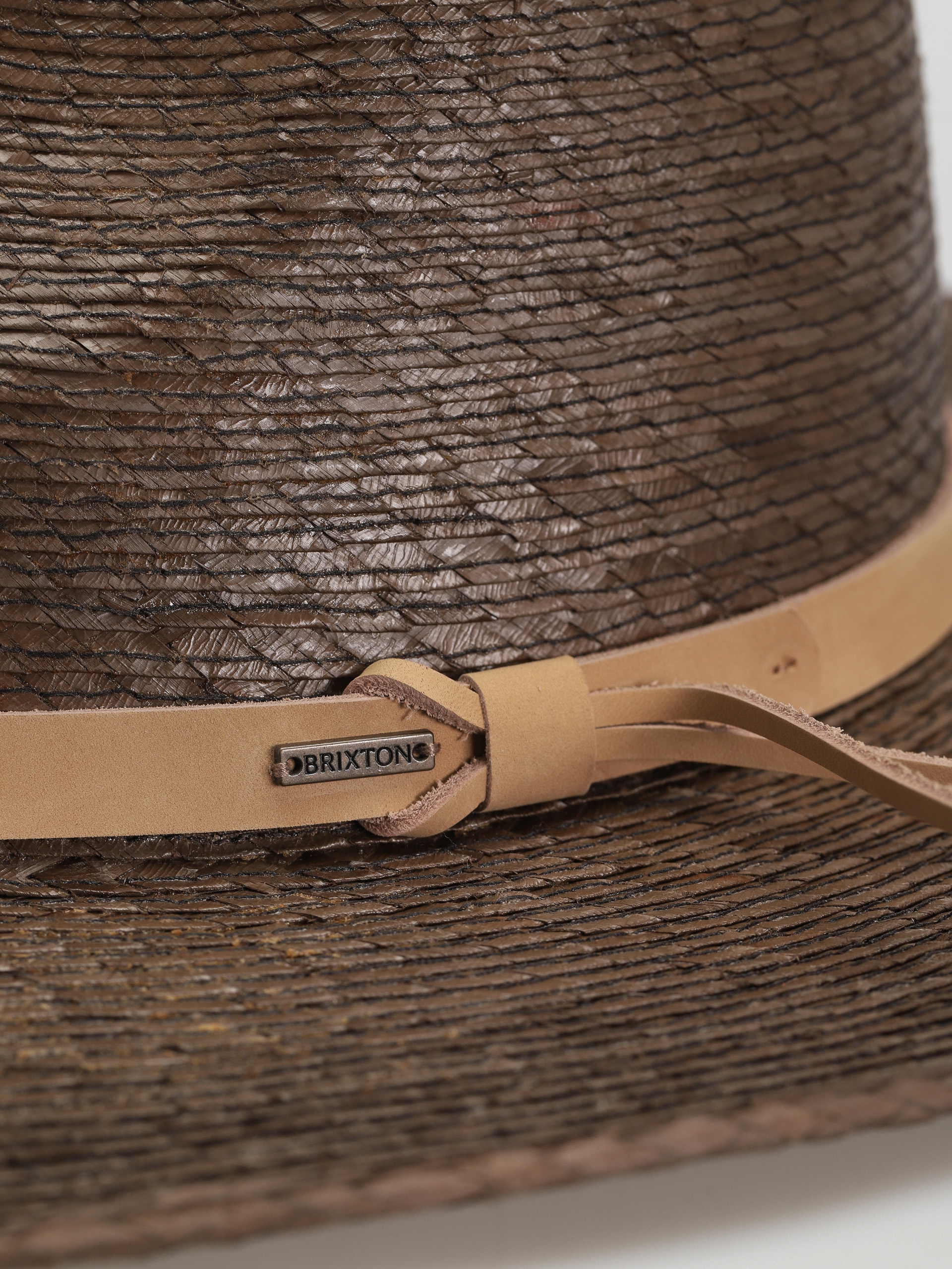 Klobouk Brixton Field Proper Straw Hat (dark earth/natural)