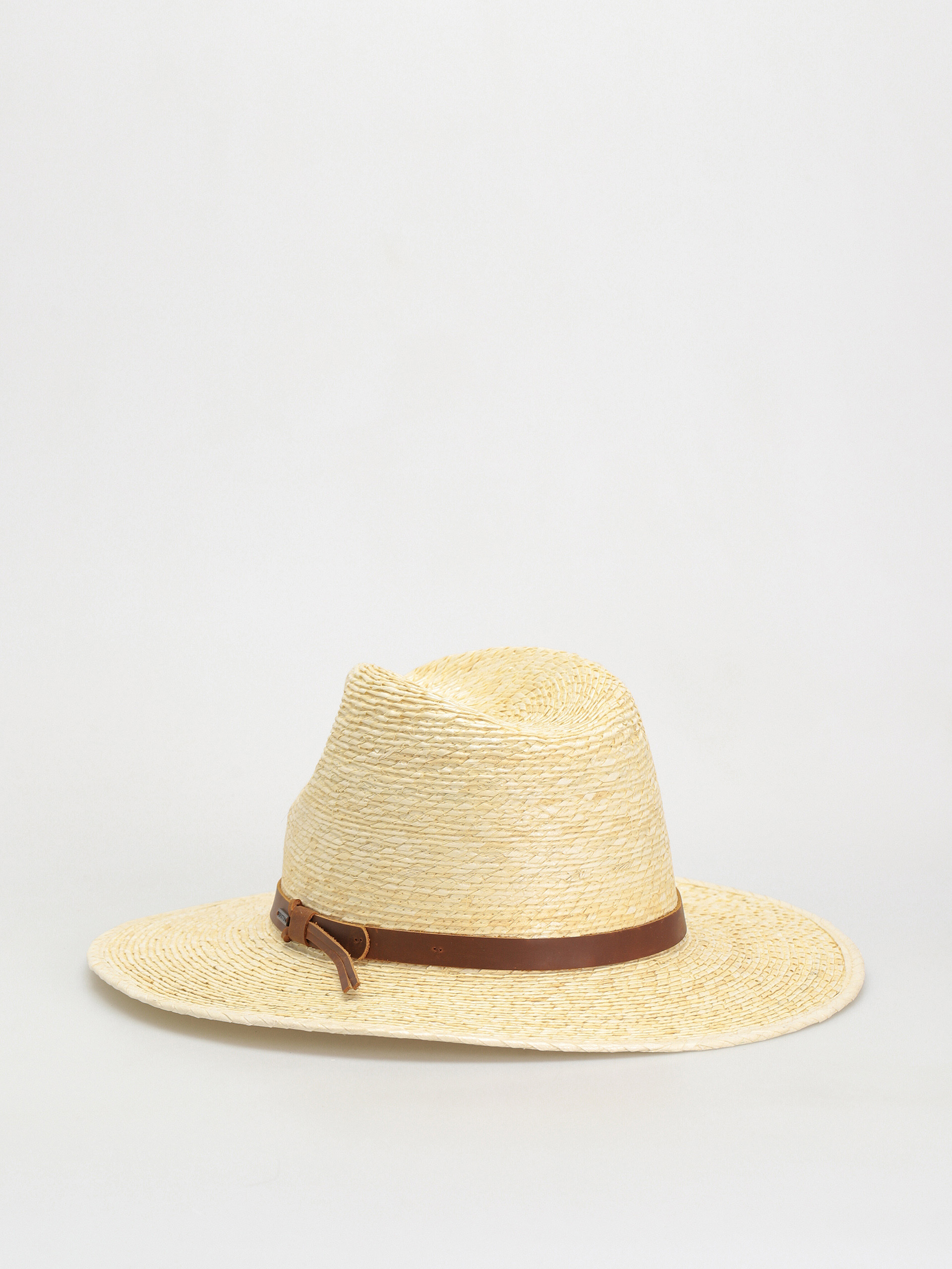 Klobouk Brixton Field Proper Straw Hat (natural/brown)