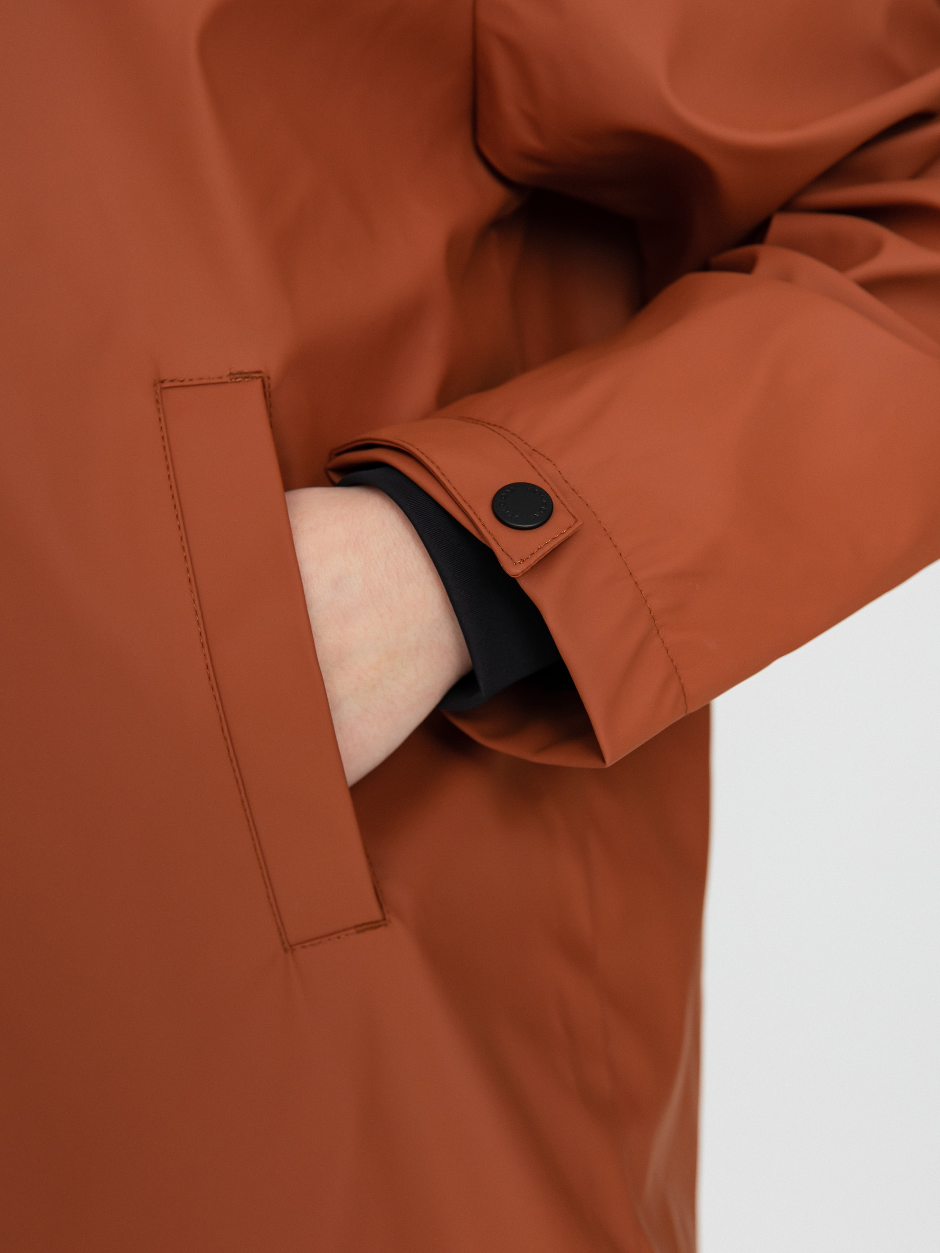 Bunda Volcom Sprain Dead Raincoat Wmn (dark clay)