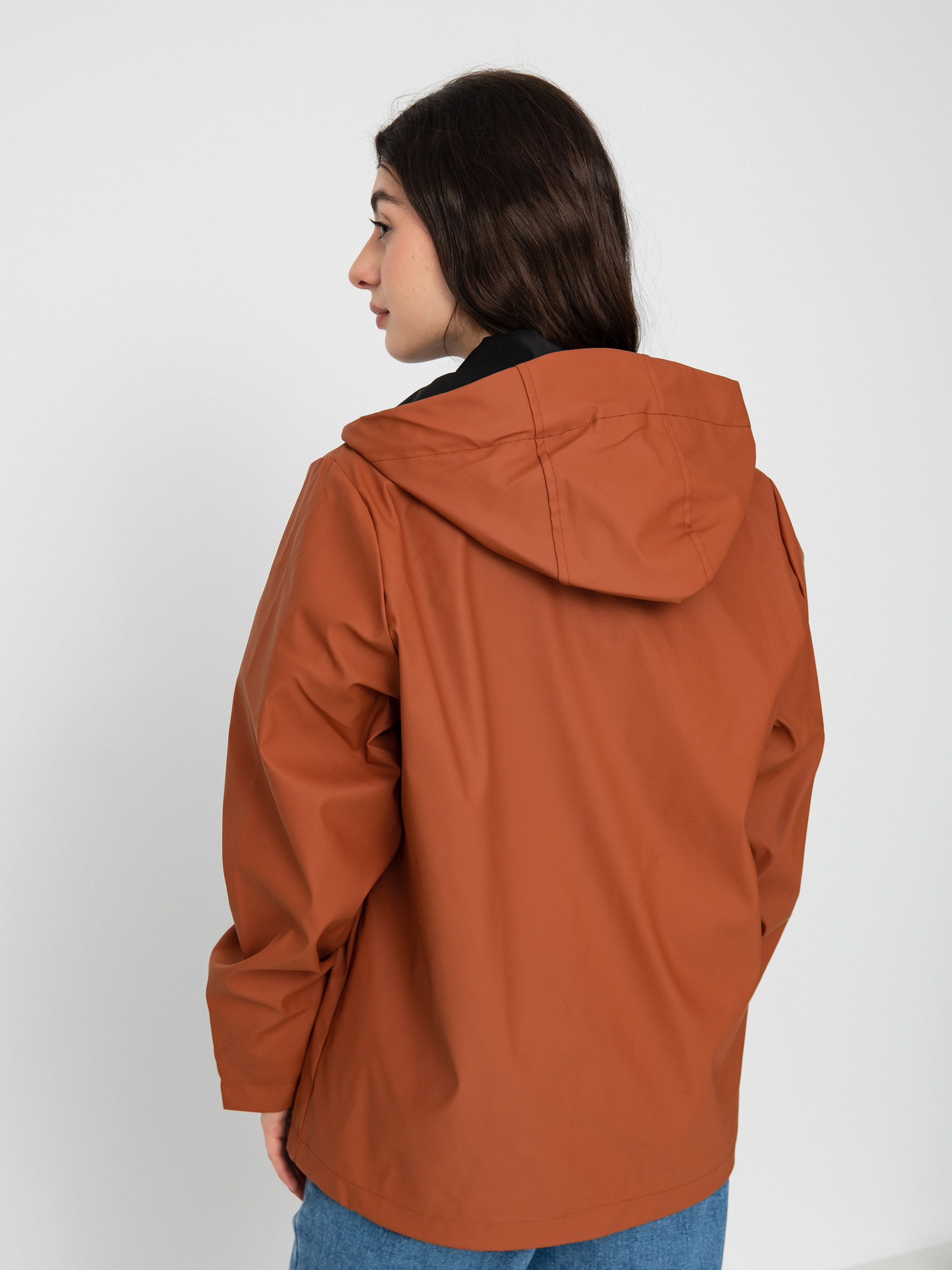 Bunda Volcom Sprain Dead Raincoat Wmn (dark clay)