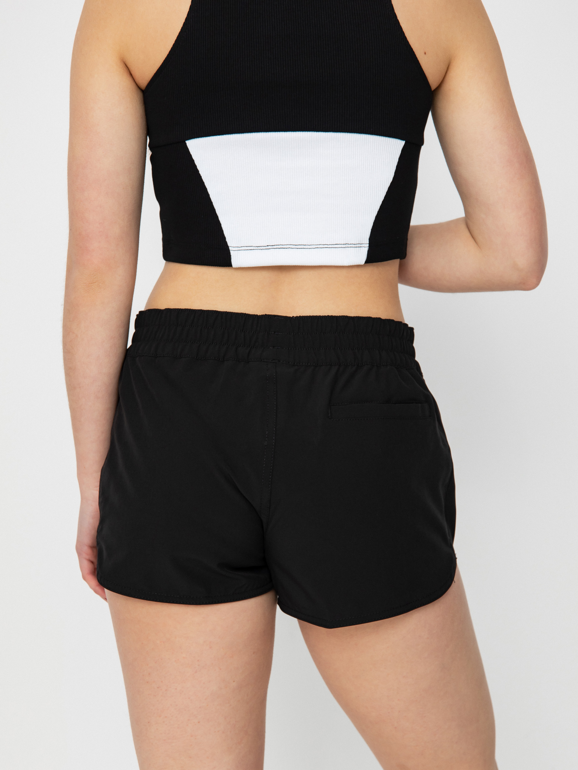 Plážové kraťasy Volcom Simply Solid 2 Wmn (black)