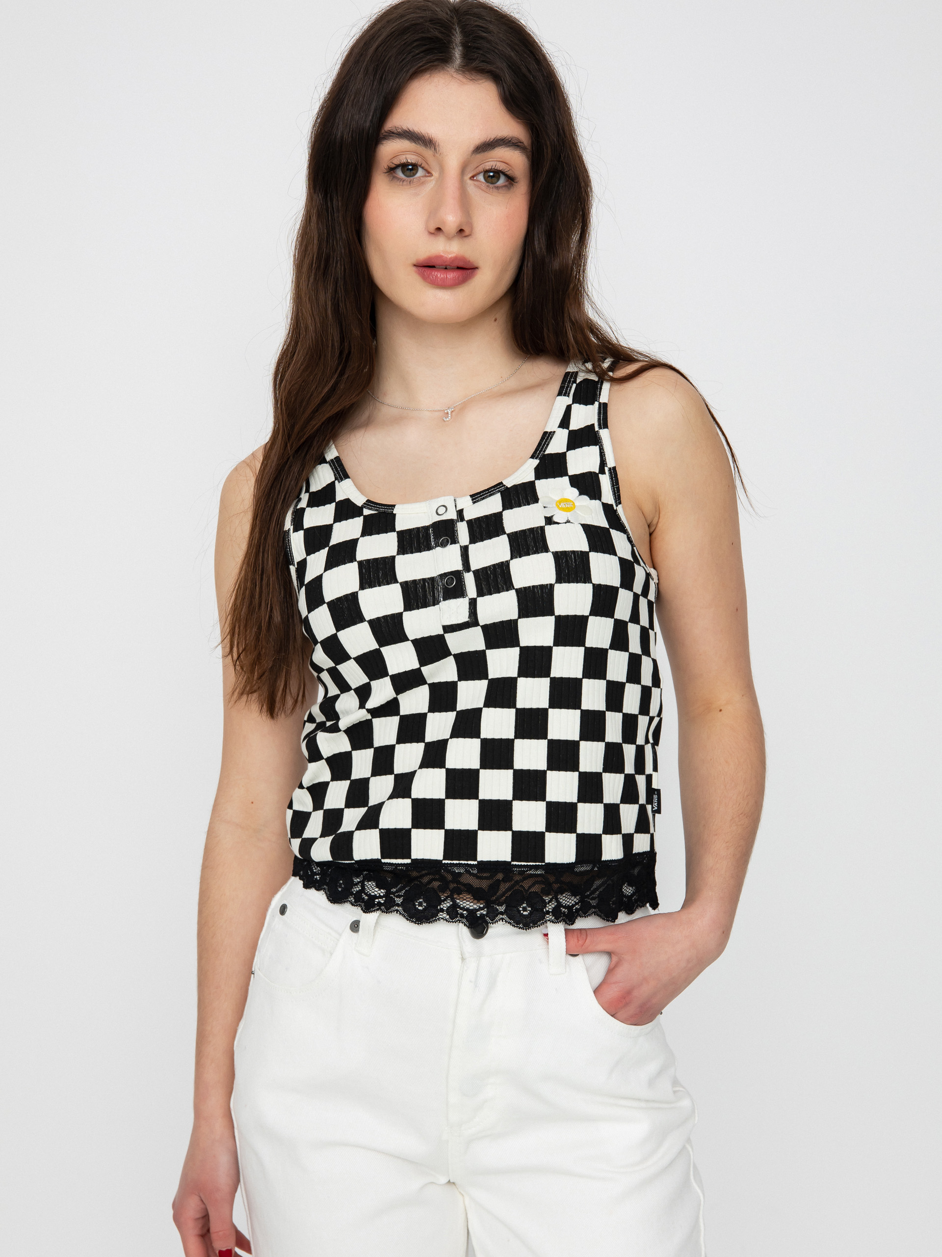 Tričko Vans Oversized Floral Wmn (oversized floral black)