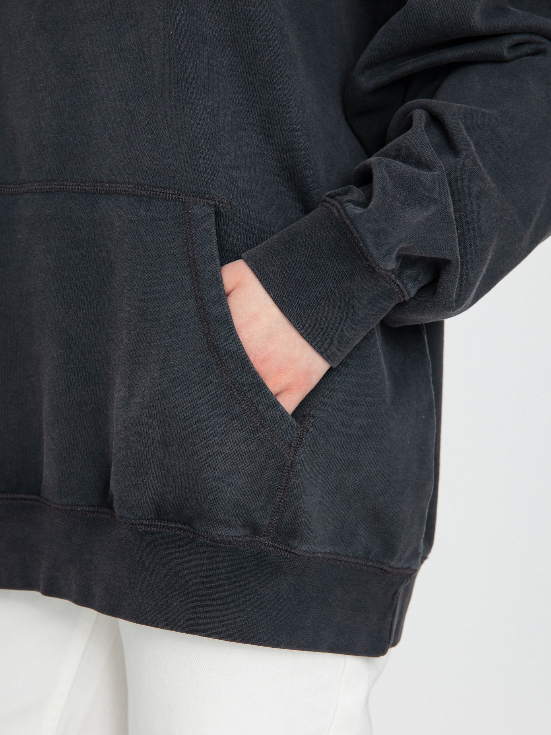 Mikina s kapucí Billabong Archray HD Wmn (off black)