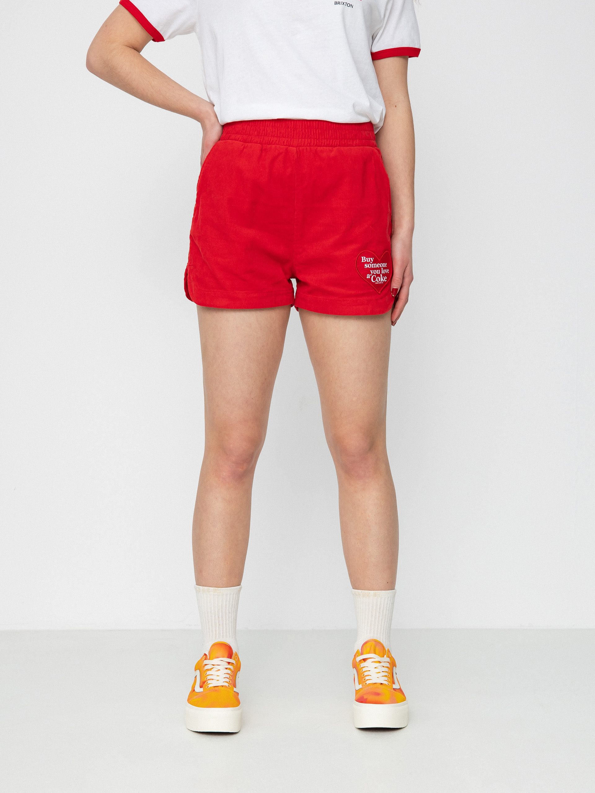 Kraťasy Brixton Coca-Cola Runner Wmn (cokered)