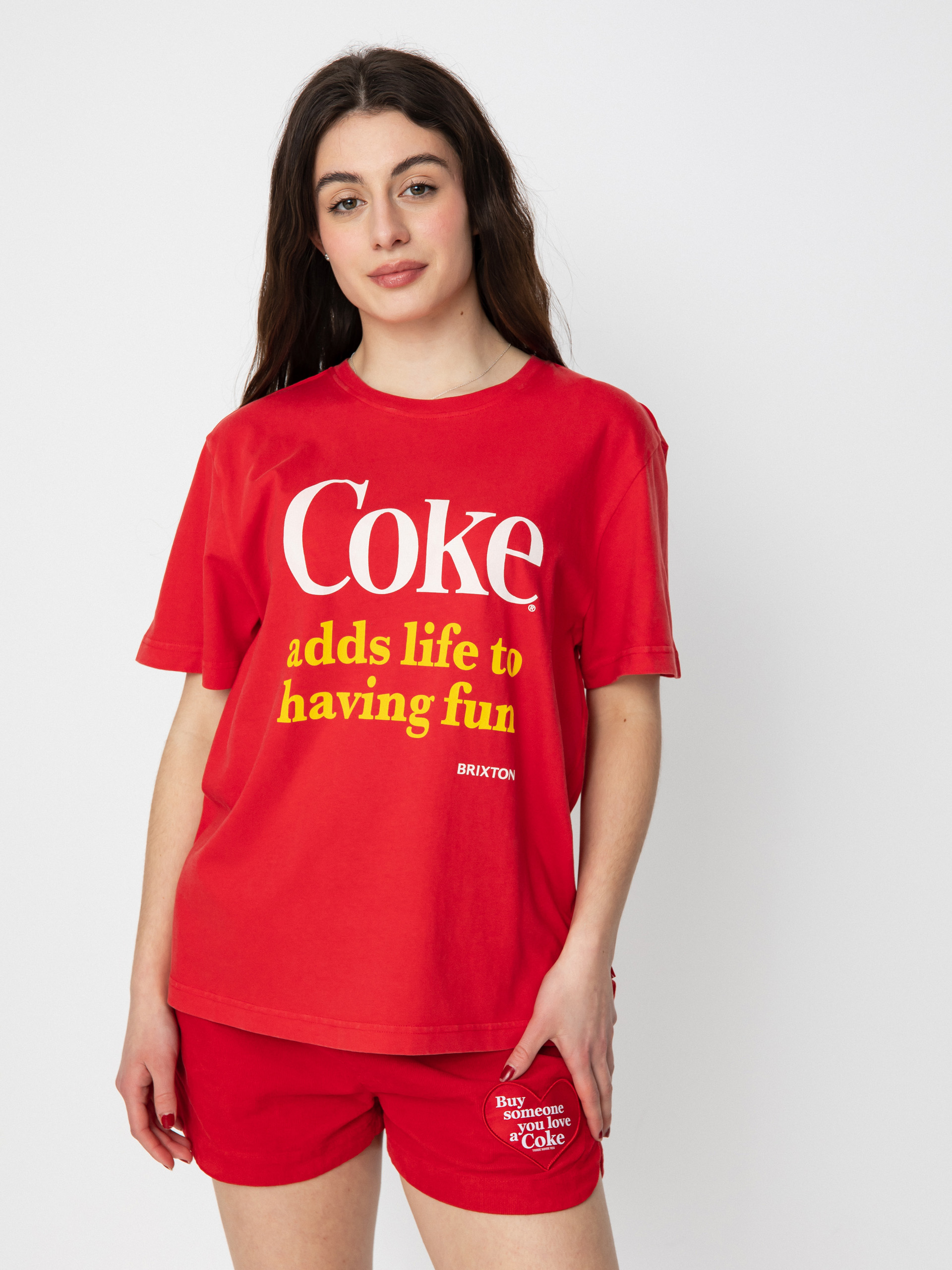 Triu010dko Brixton Coca-Cola Having Fun Vintage Wmn (cokered)