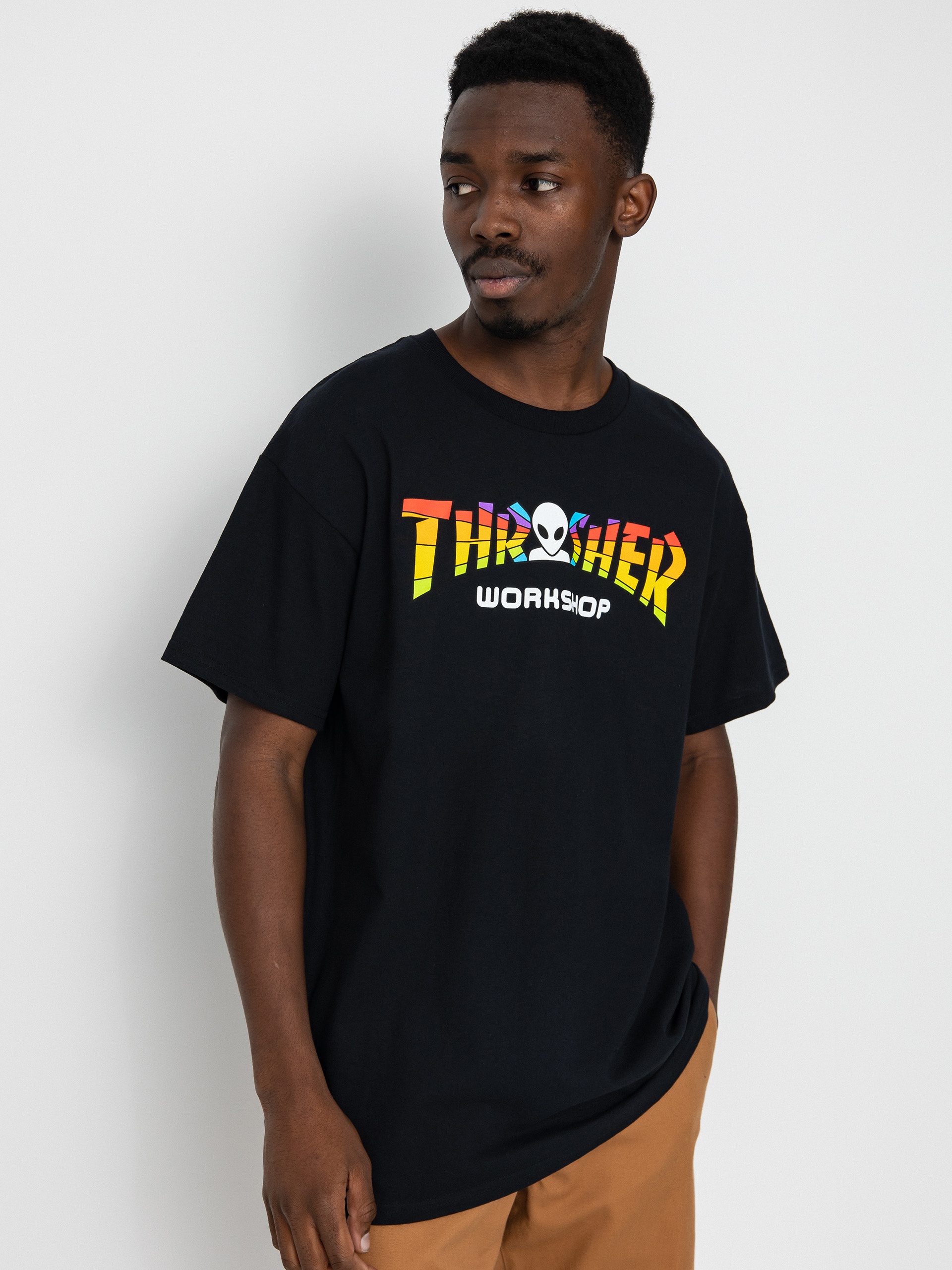 Tričko Thrasher X Alien Workshop Spectrum (black)