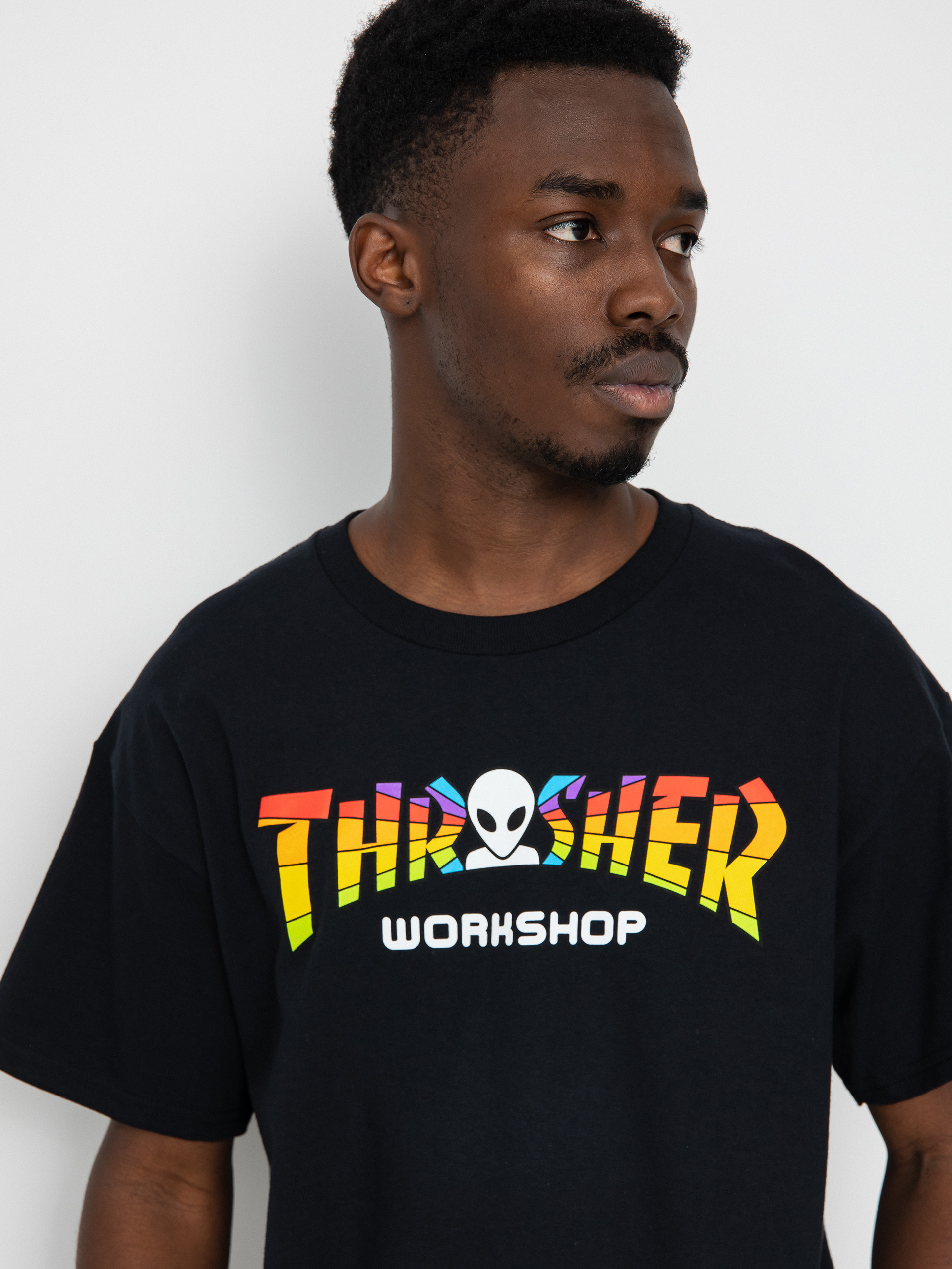 Tričko Thrasher X Alien Workshop Spectrum (black)