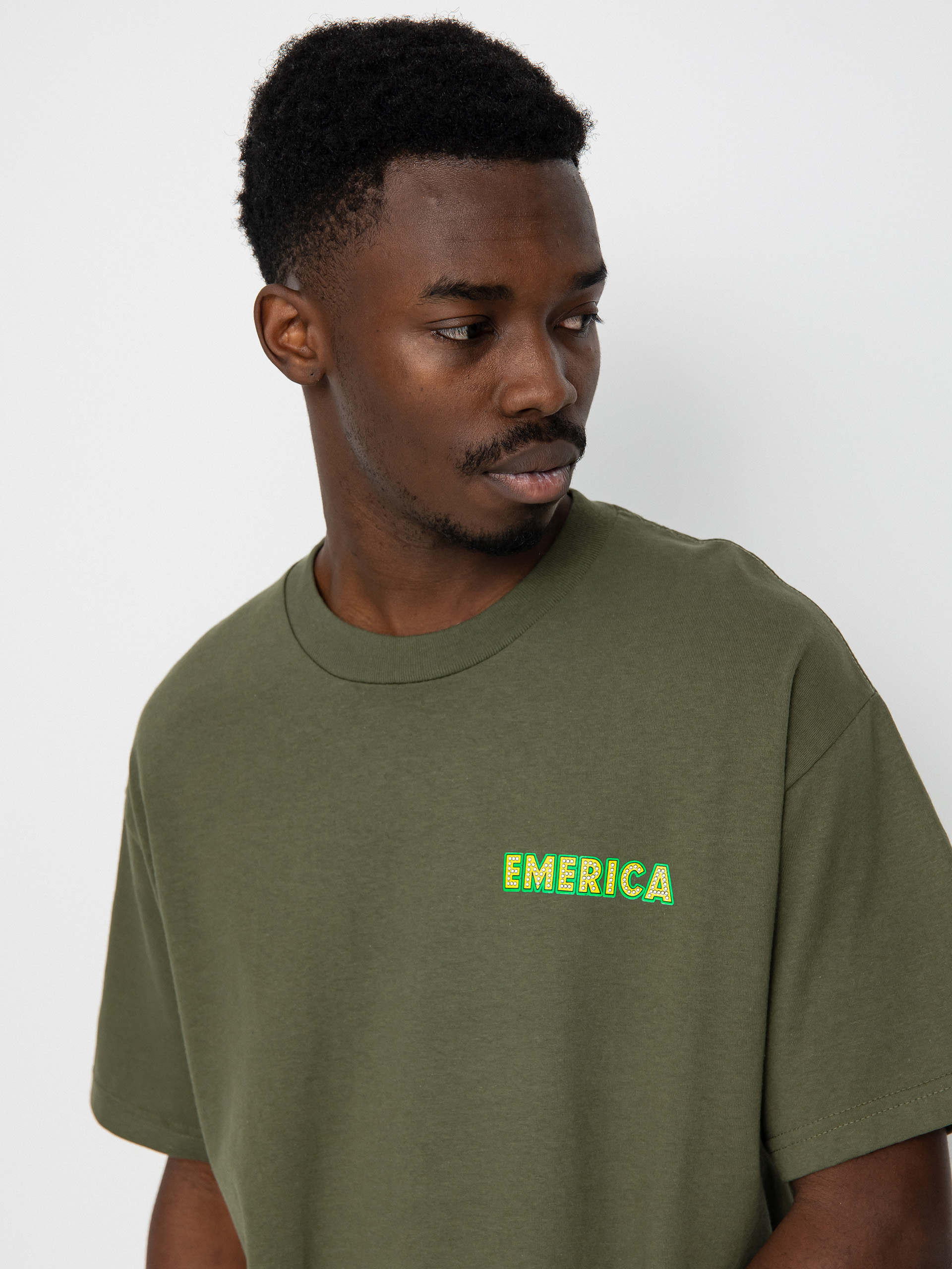 Tričko Emerica Shake Junt Pure Lights (military)