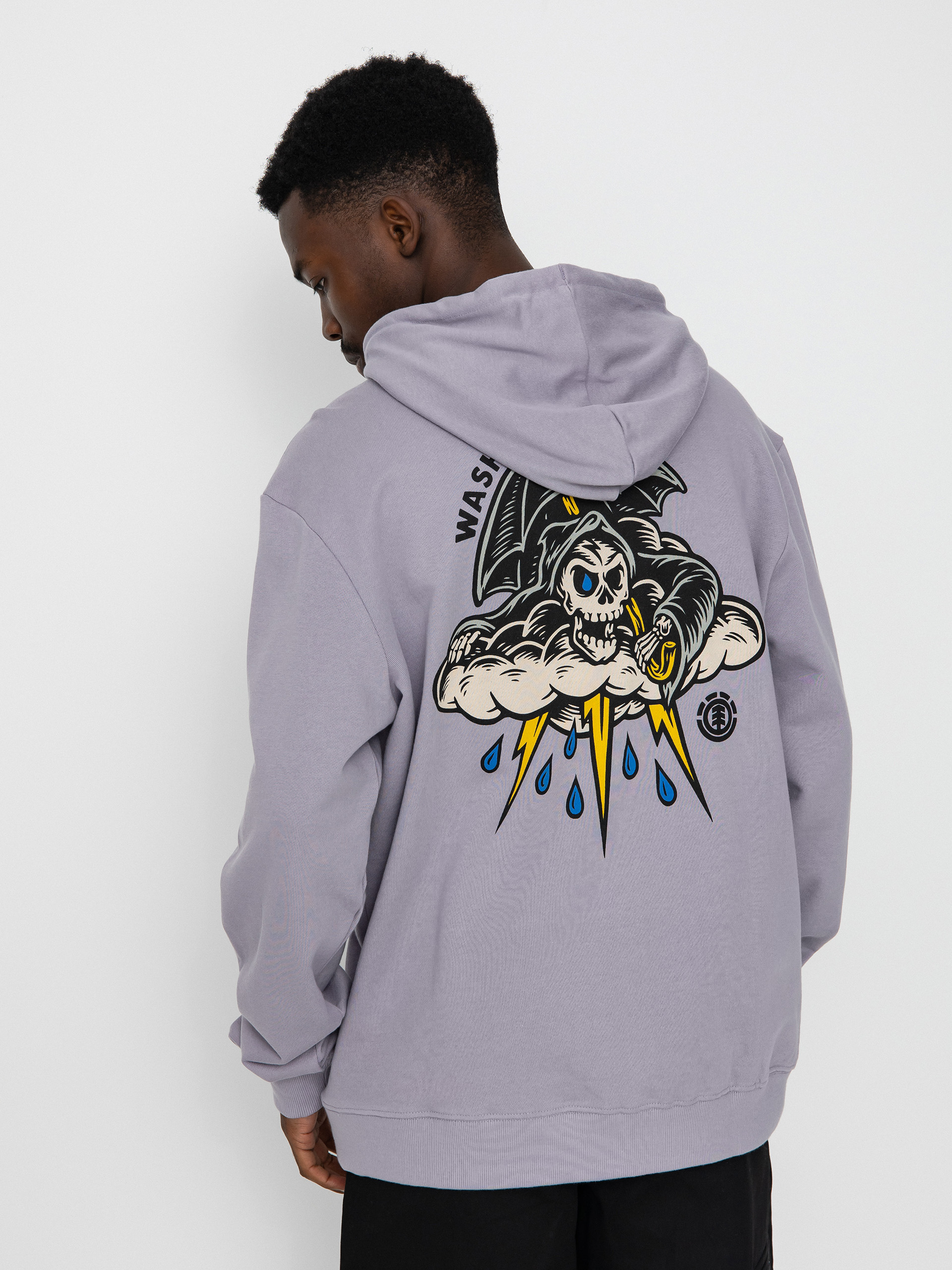 Mikina s kapucí Element Summon HD (lavender gray)