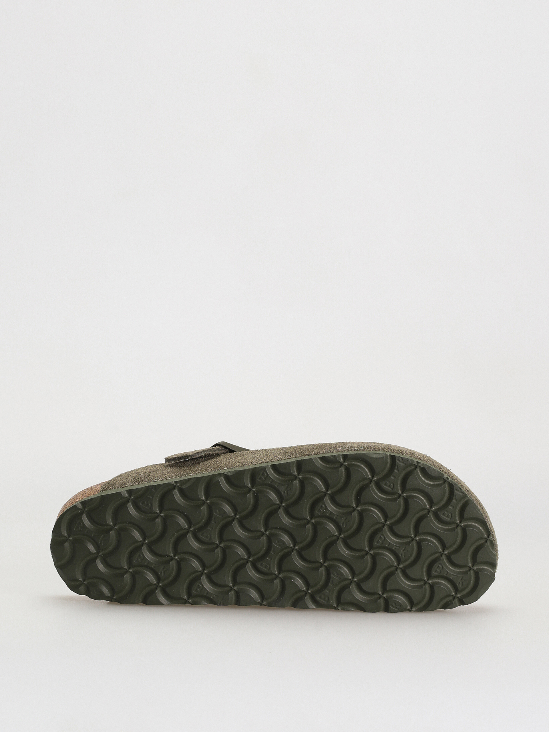 Plážovky Birkenstock Boston SFB Suede Narrow Wmn (modern suede thyme)
