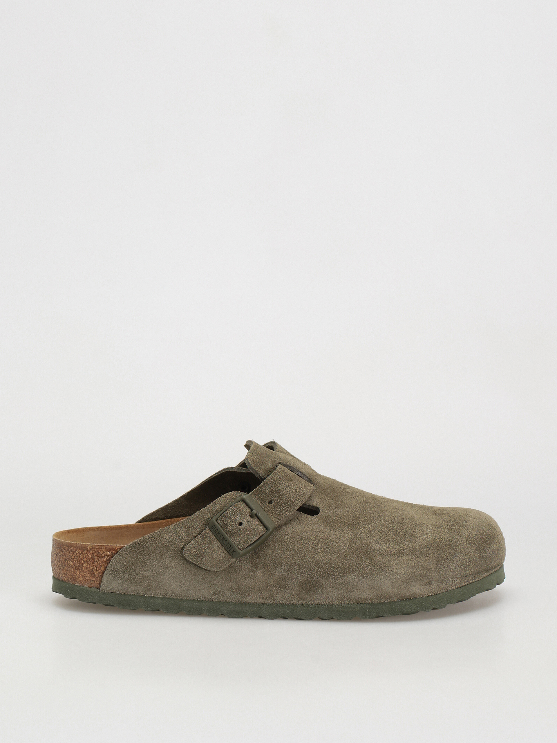 Plážovky Birkenstock Boston Suede Regular (modern suede thyme)