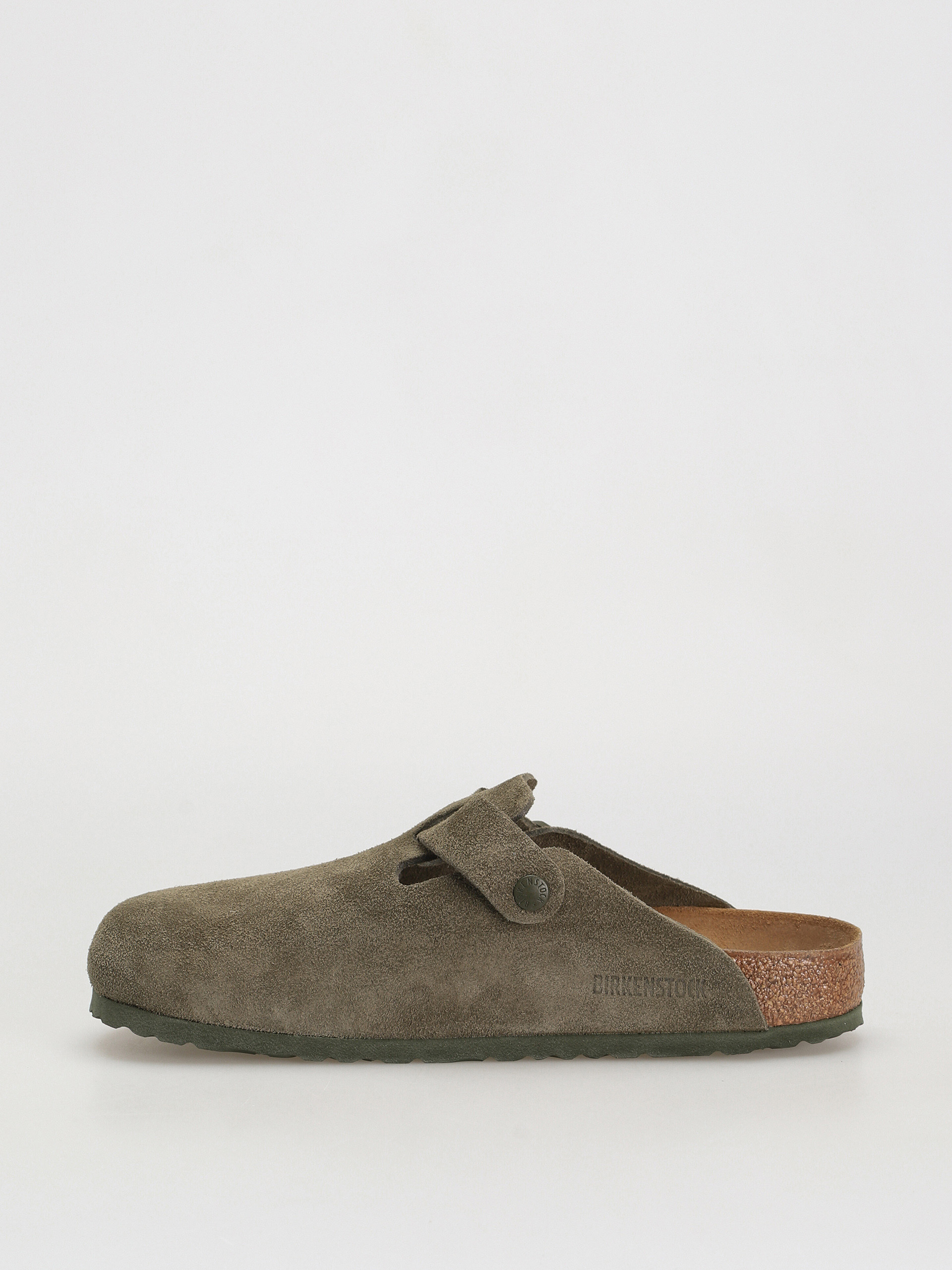Plážovky Birkenstock Boston Suede Regular (modern suede thyme)