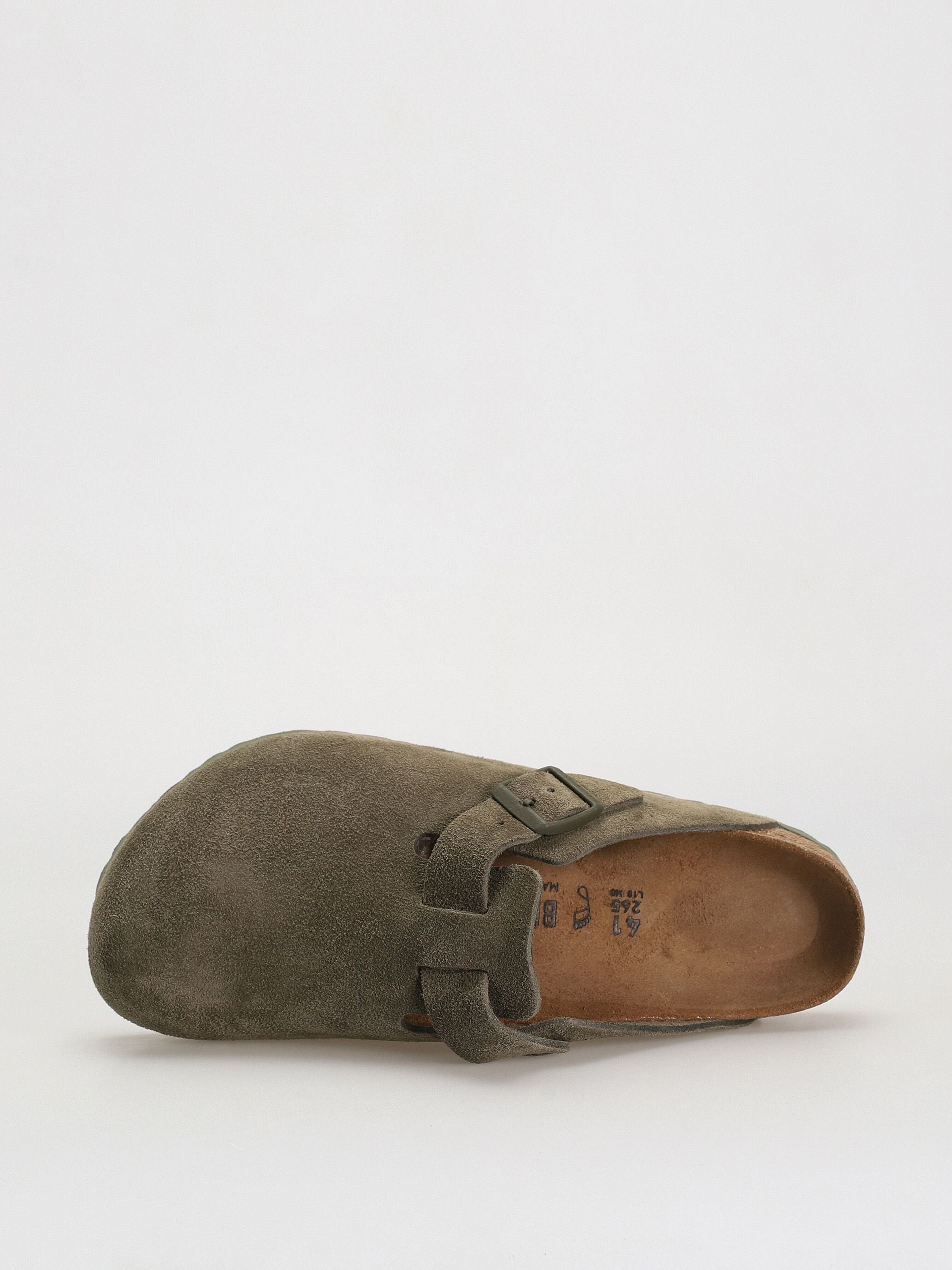 Plážovky Birkenstock Boston Suede Regular (modern suede thyme)