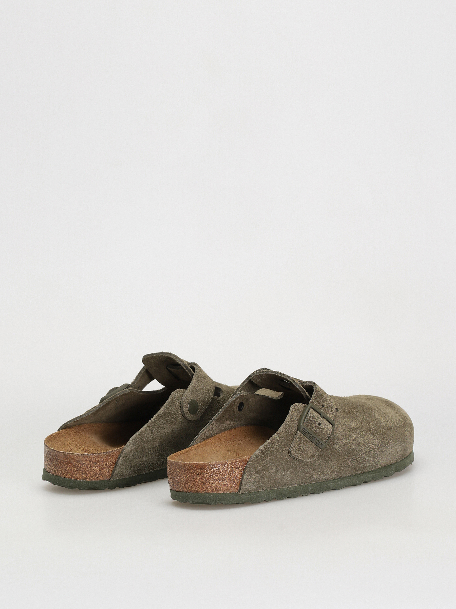 Plážovky Birkenstock Boston Suede Regular (modern suede thyme)