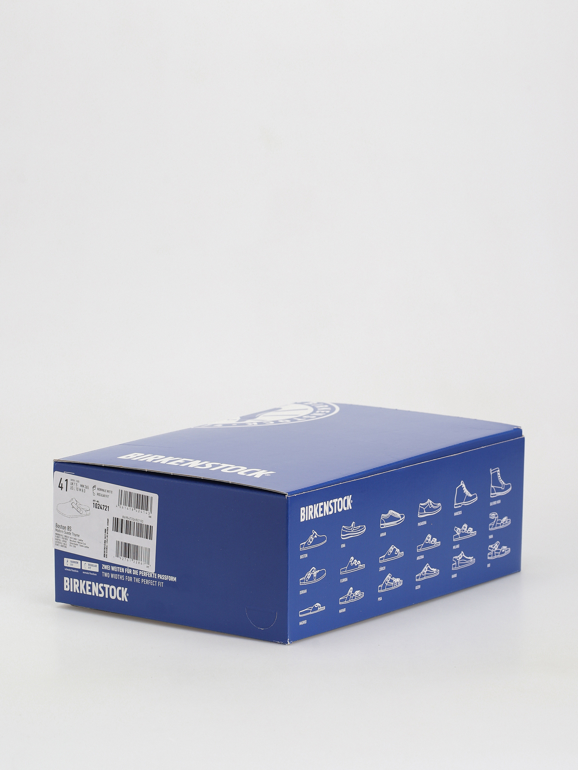 Plážovky Birkenstock Boston Suede Regular (modern suede thyme)