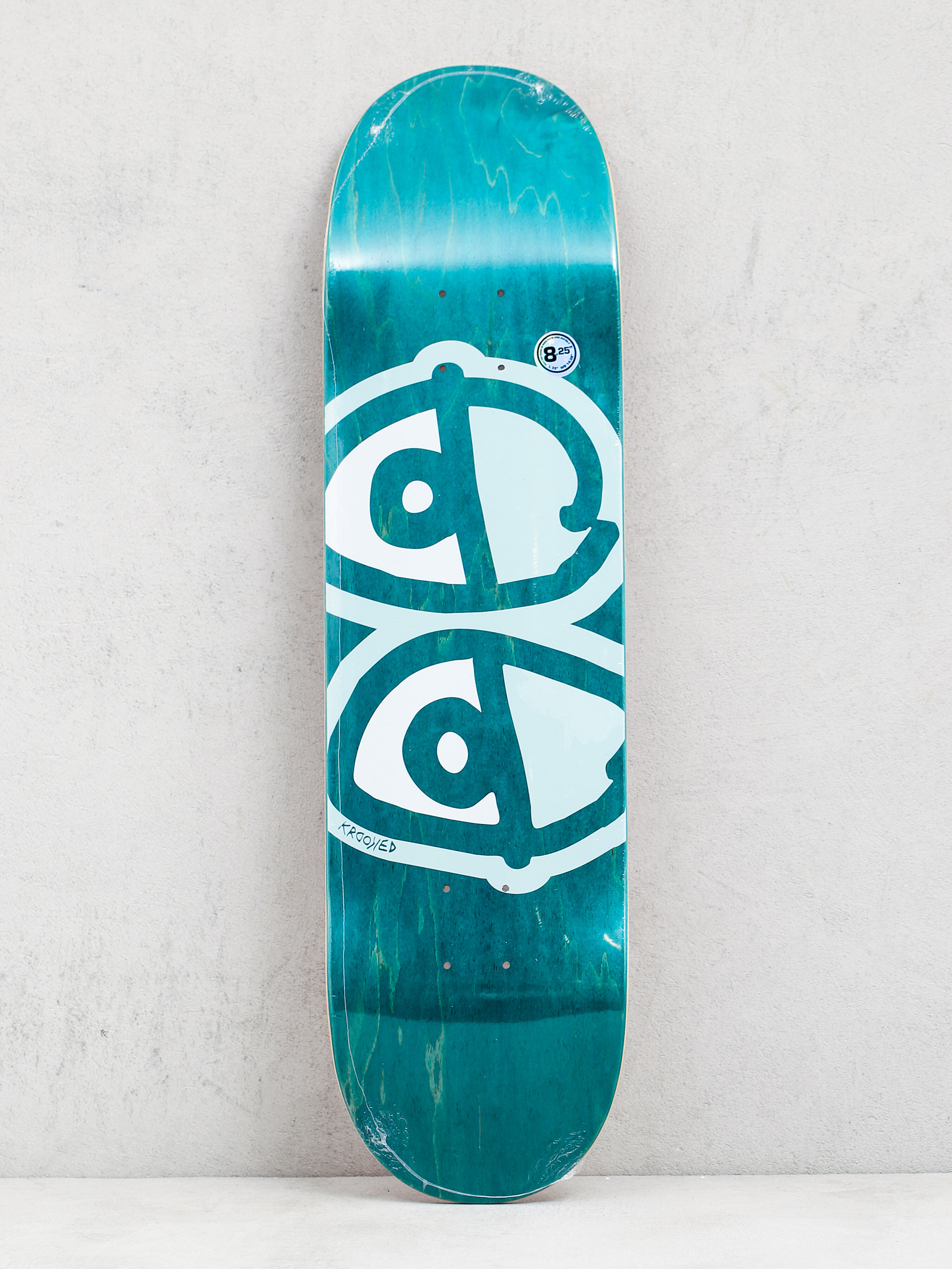 Deska Krooked Eyes Asst (teal)