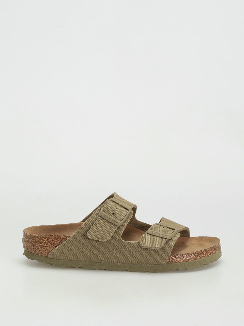 Plážovky Birkenstock Arizona Canvas Vegan Narrow Wmn (faded khaki)