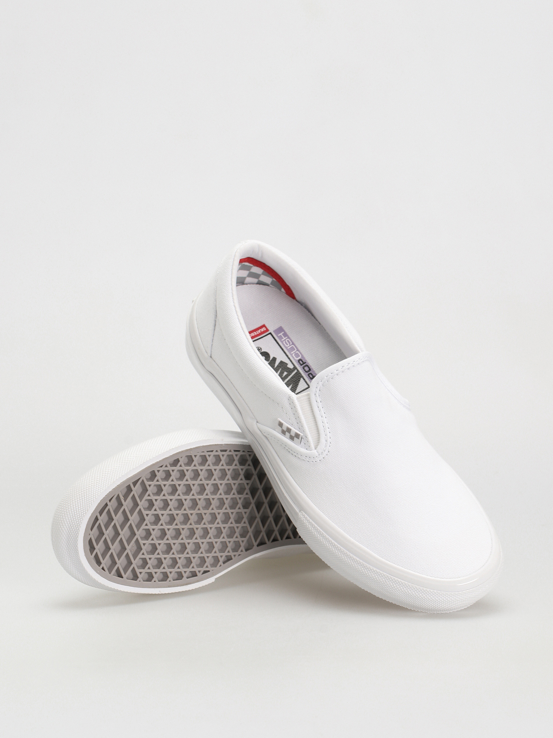Boty Vans Skate Slip On (true white)
