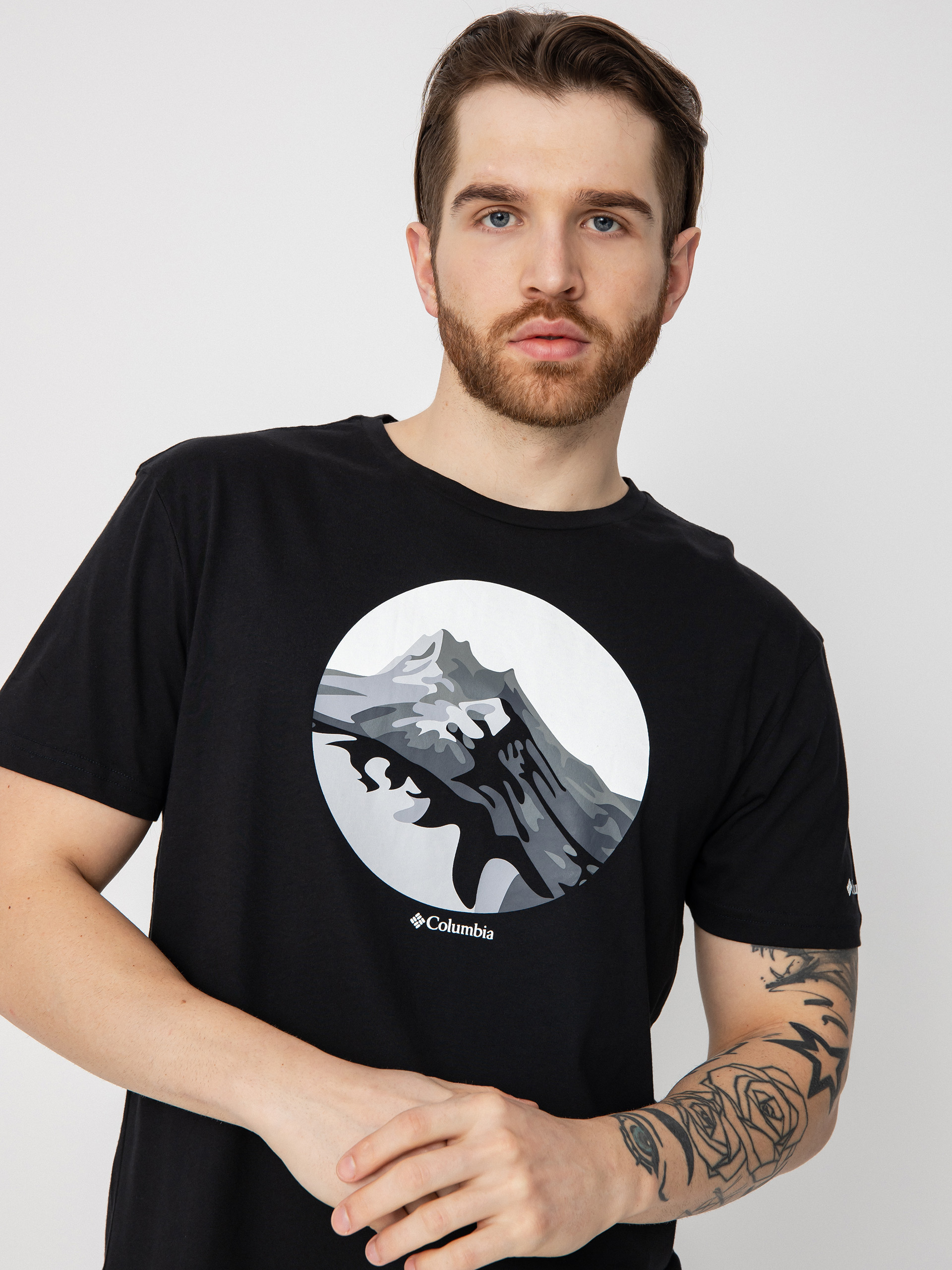 Tričko Columbia Path Lake (black/scoped r)