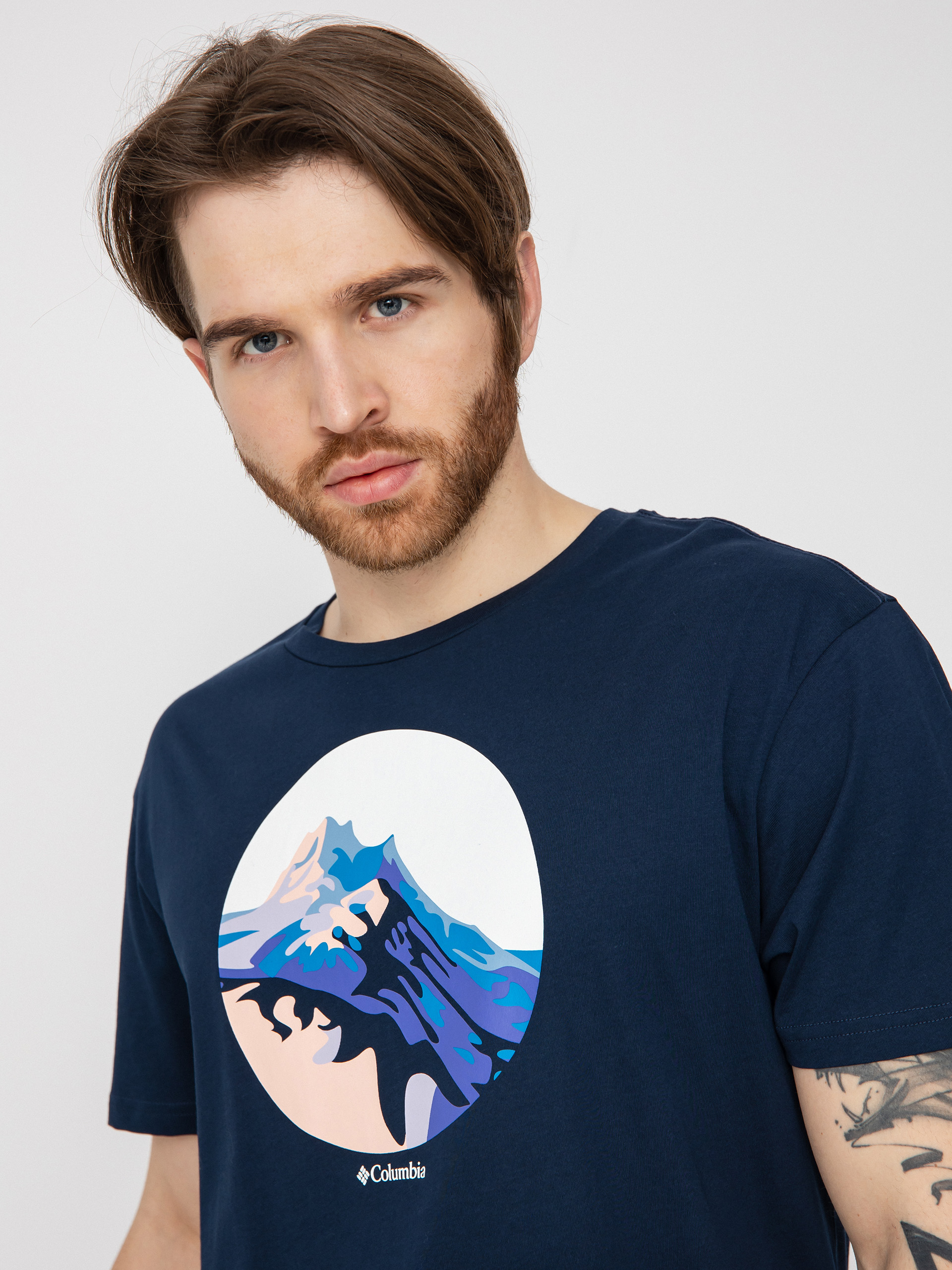 Tričko Columbia Path Lake (collegiate/navy)