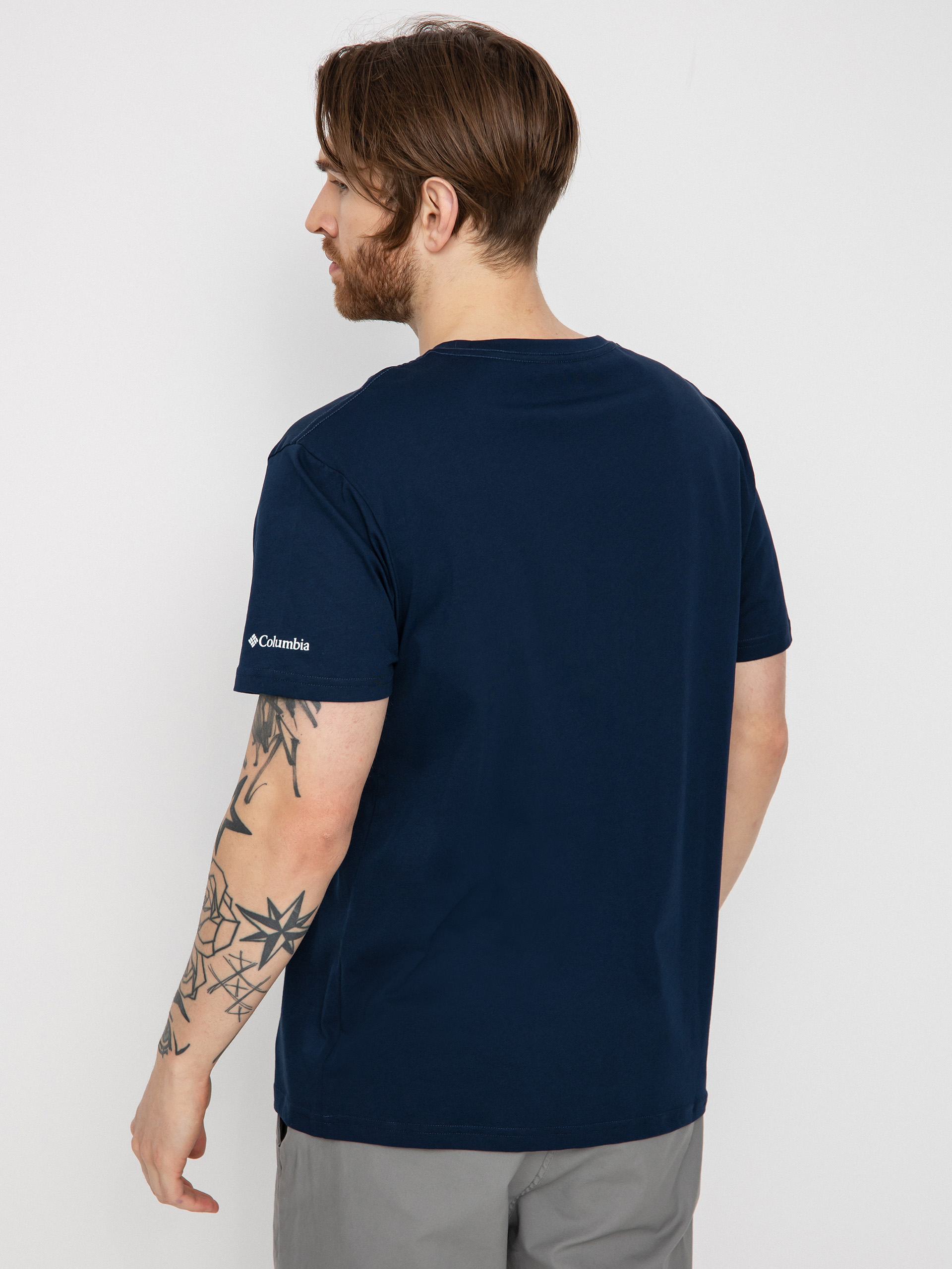 Tričko Columbia Path Lake (collegiate/navy)