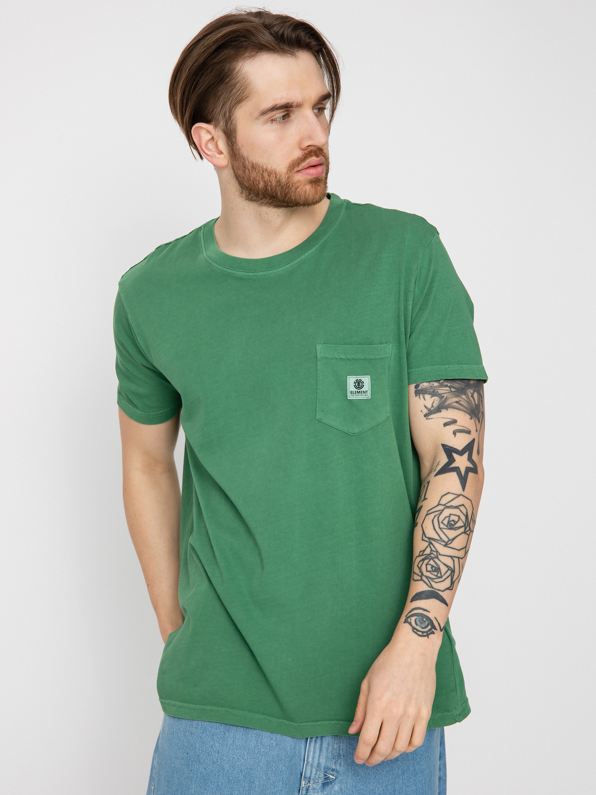 Tričko Element Basic Pocket Pigment (foliage)