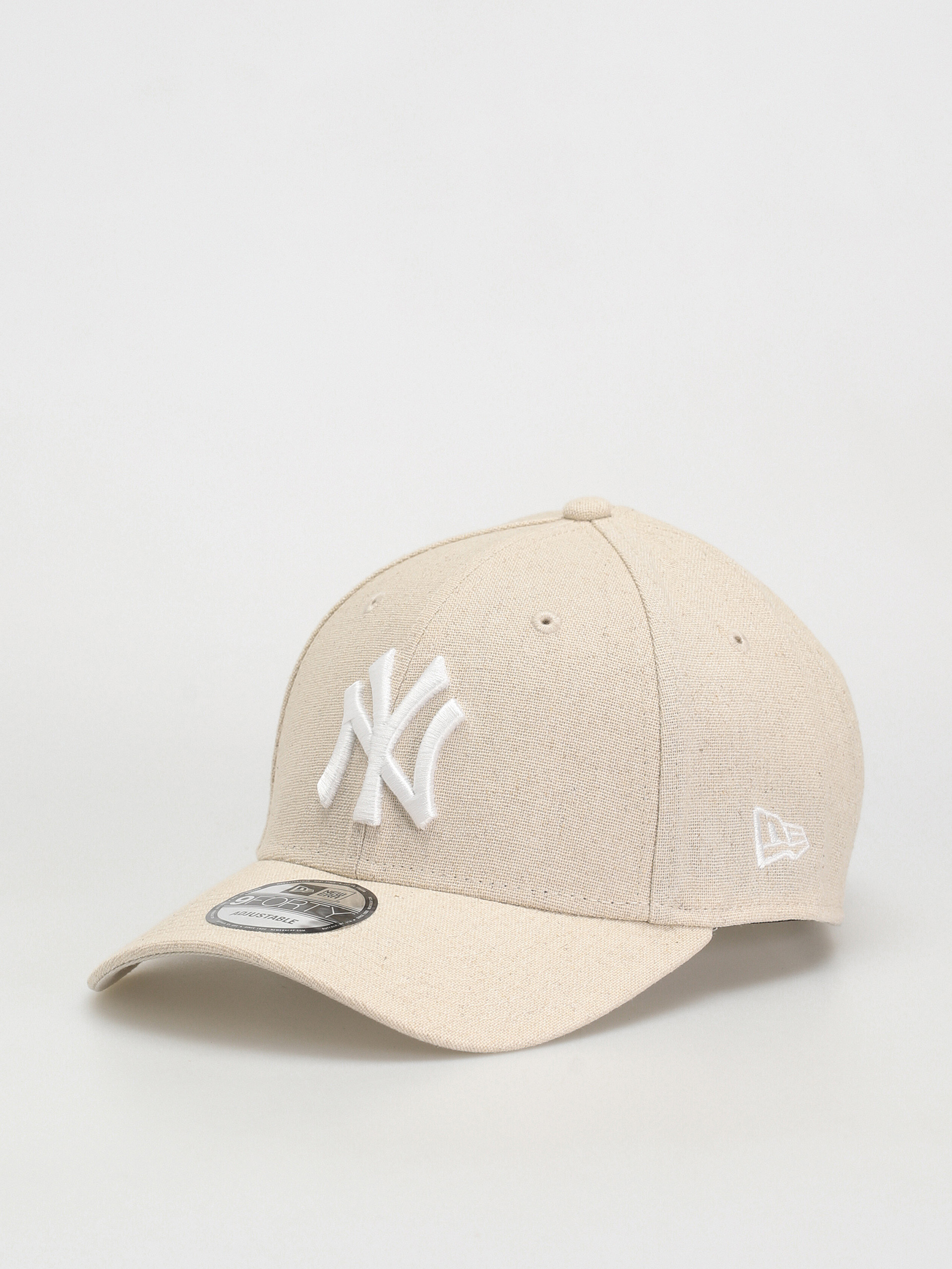 Kšiltovka  New Era Linen 9Forty New York Yankees (stone/white)