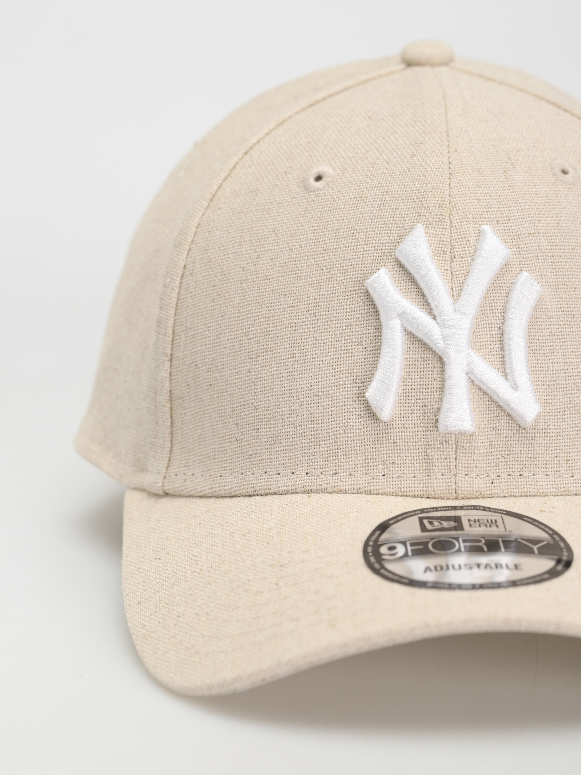 Kšiltovka  New Era Linen 9Forty New York Yankees (stone/white)