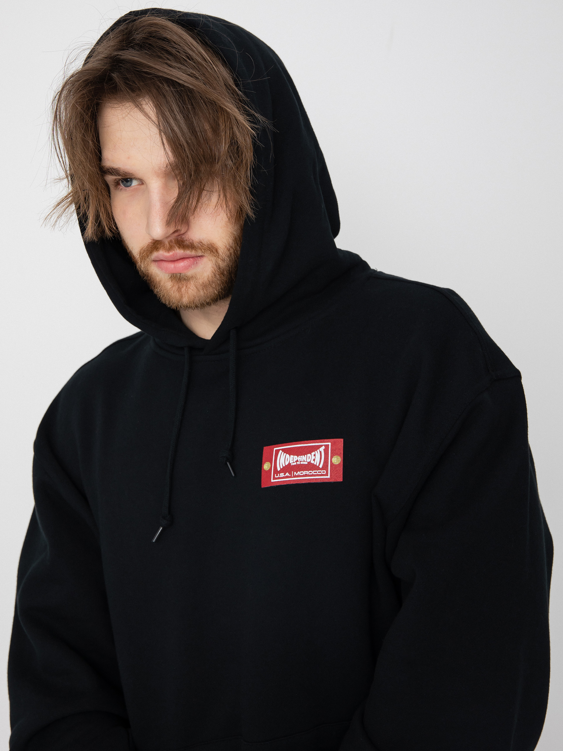 Mikina s kapucí Etnies Independent Label HD (black)