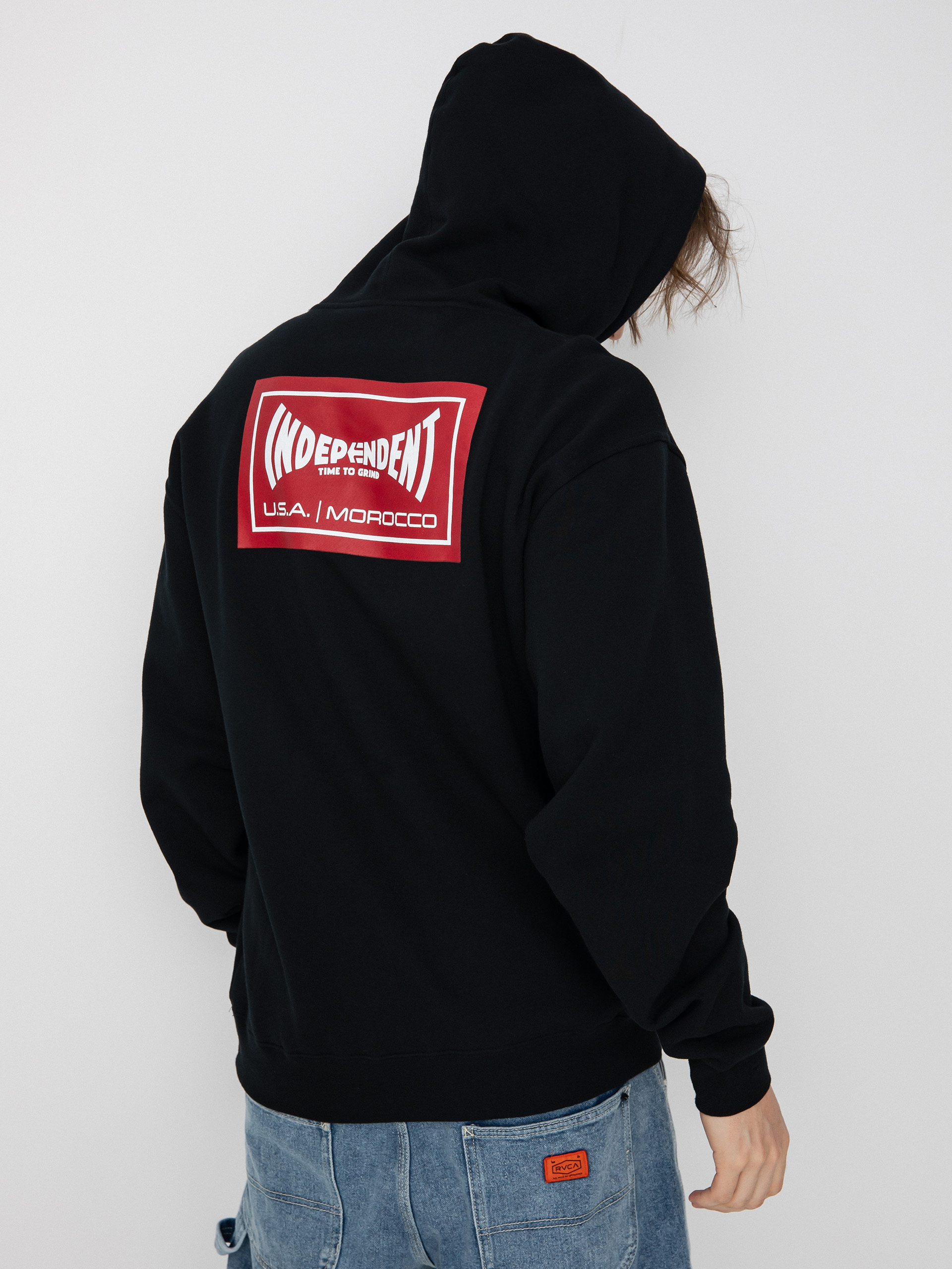 Mikina s kapucí Etnies Independent Label HD (black)