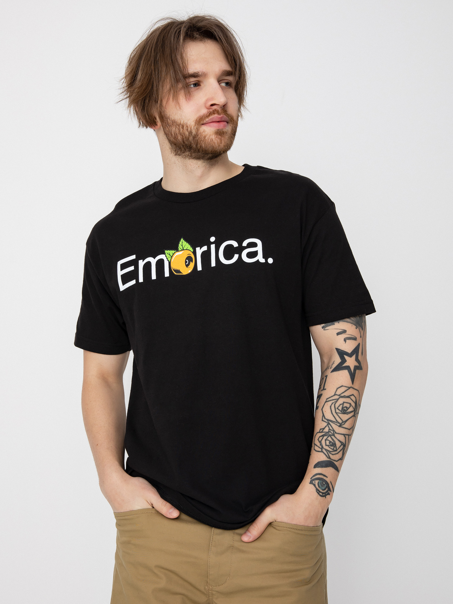 Tričko Emerica Pure Oj (black)