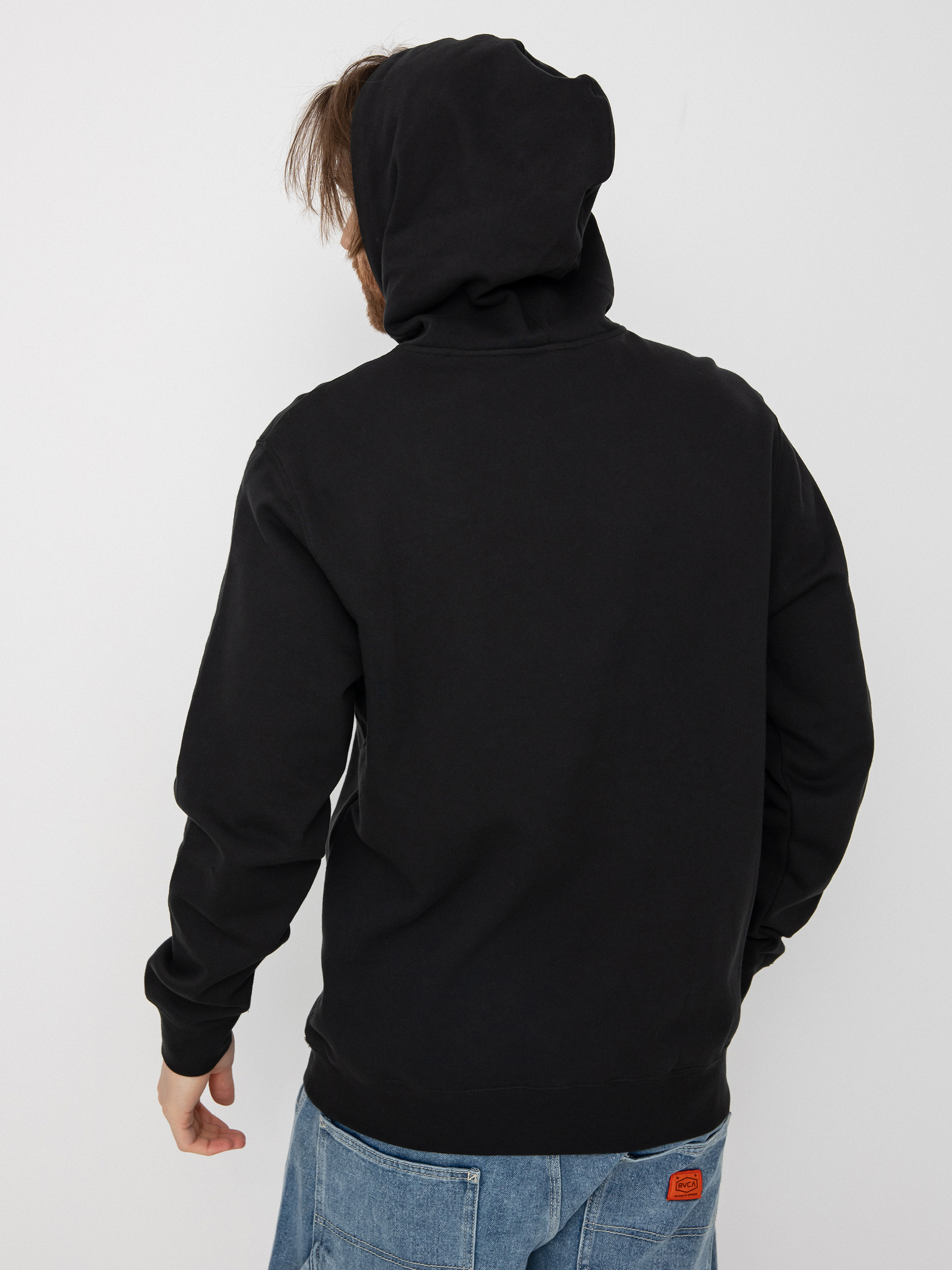 Mikina s kapucí RVCA Big Rvca HD (black)