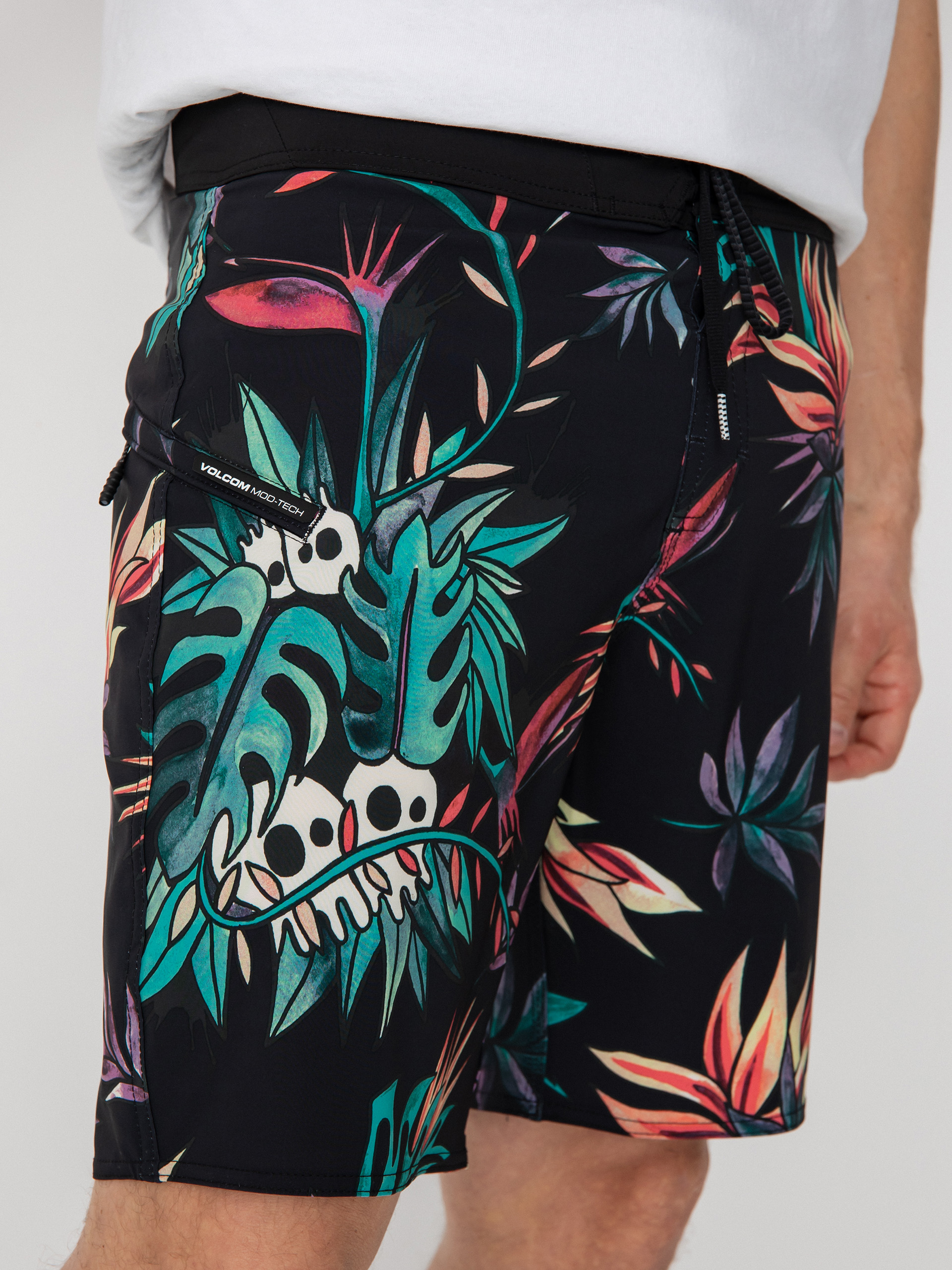 Plážové kraťasy Volcom V Ent Pepper Mod 19 (black)