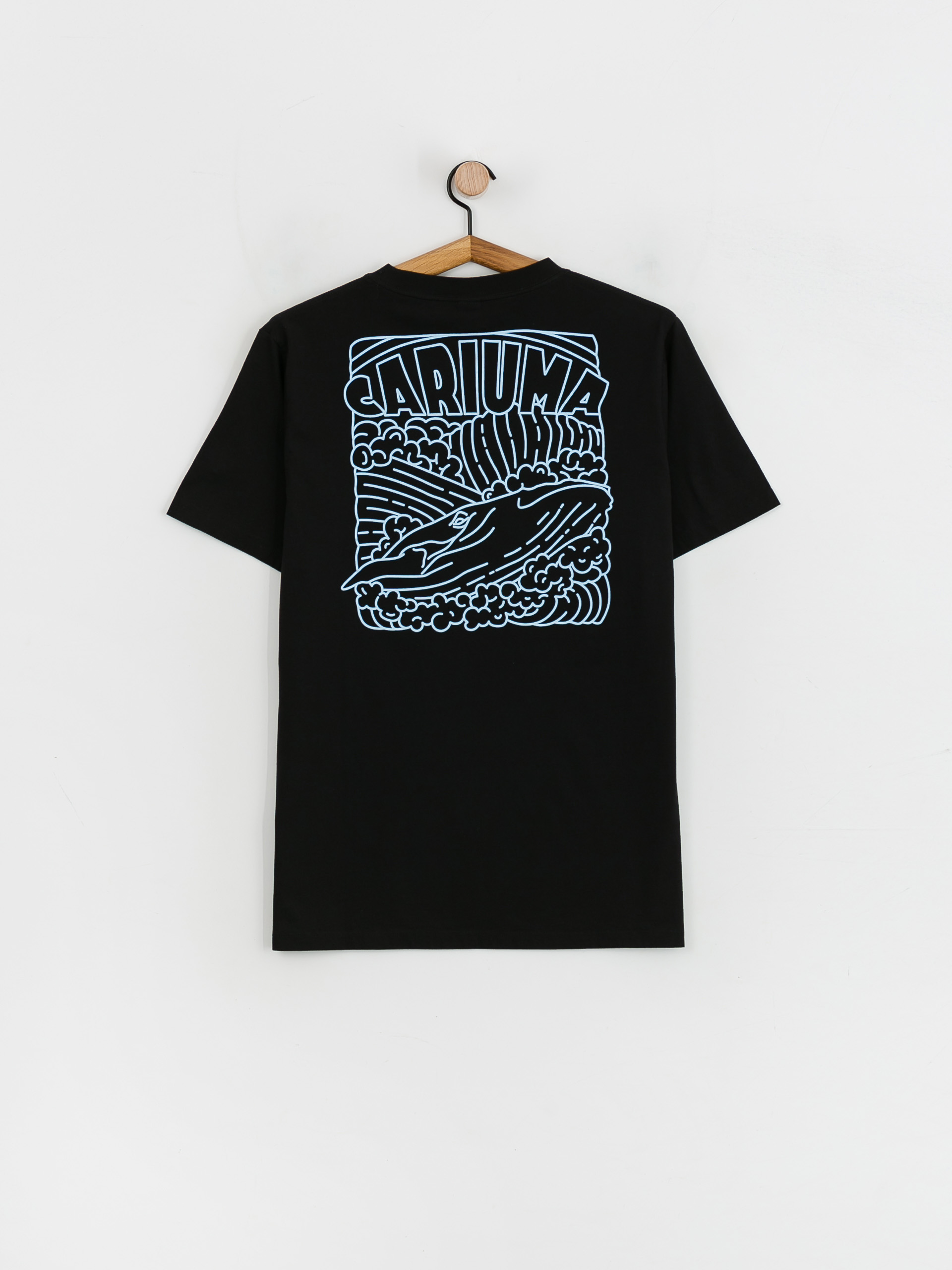 Tričko Cariuma The Whale (black)