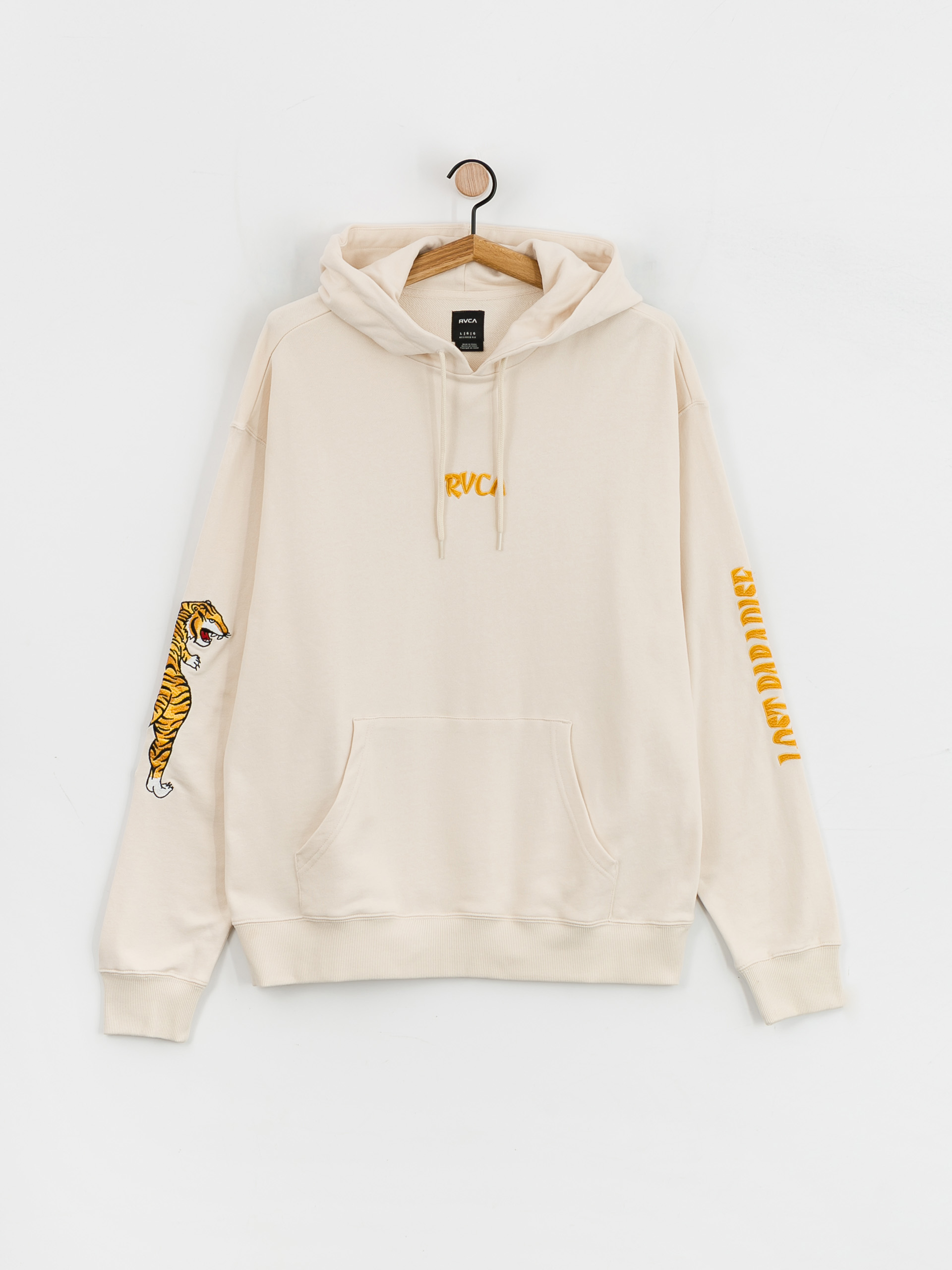 Mikina s kapucí RVCA Lost Paradise (natural)