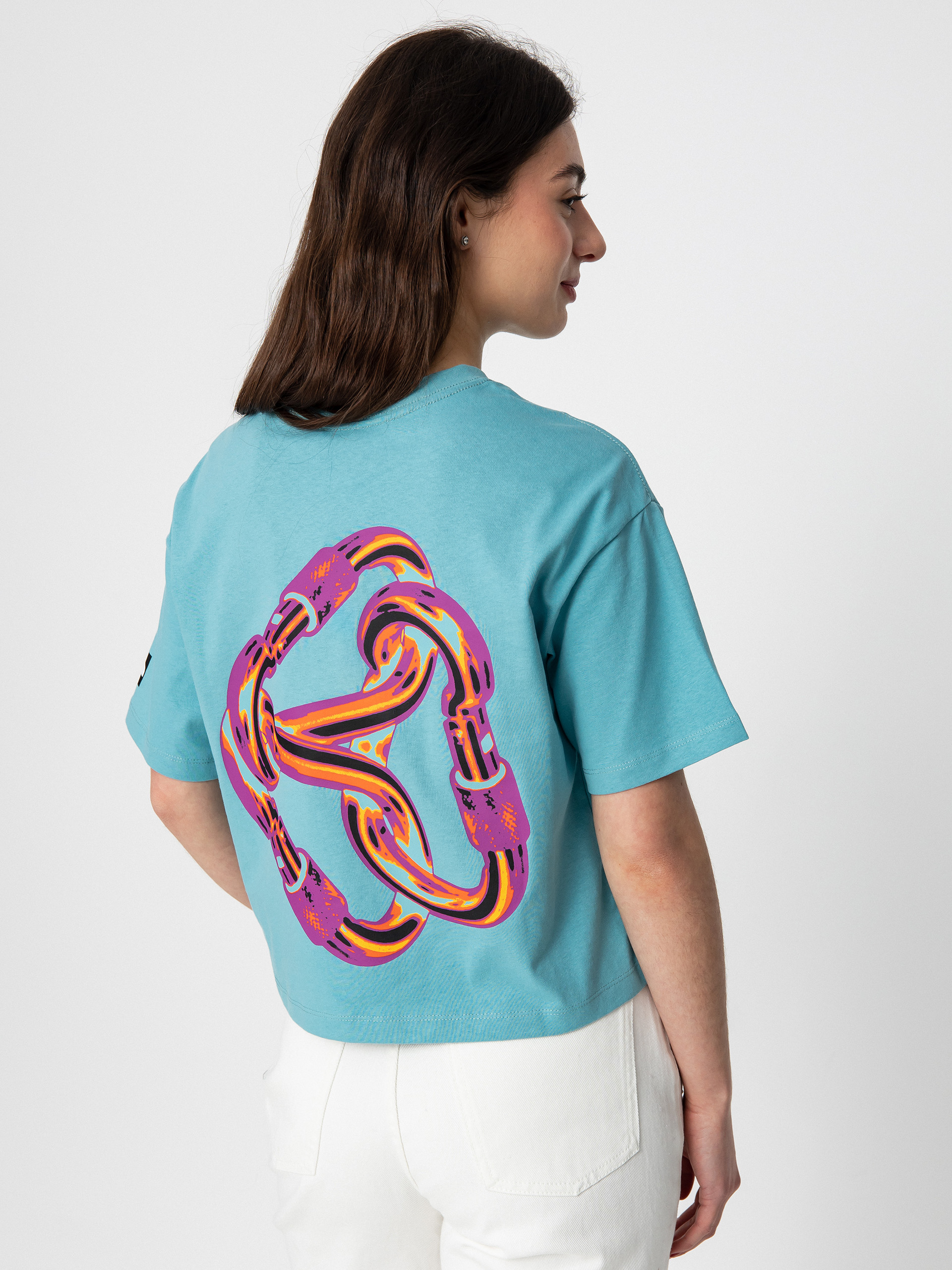 Tričko The North Face Graphic Wmn (reef waters)