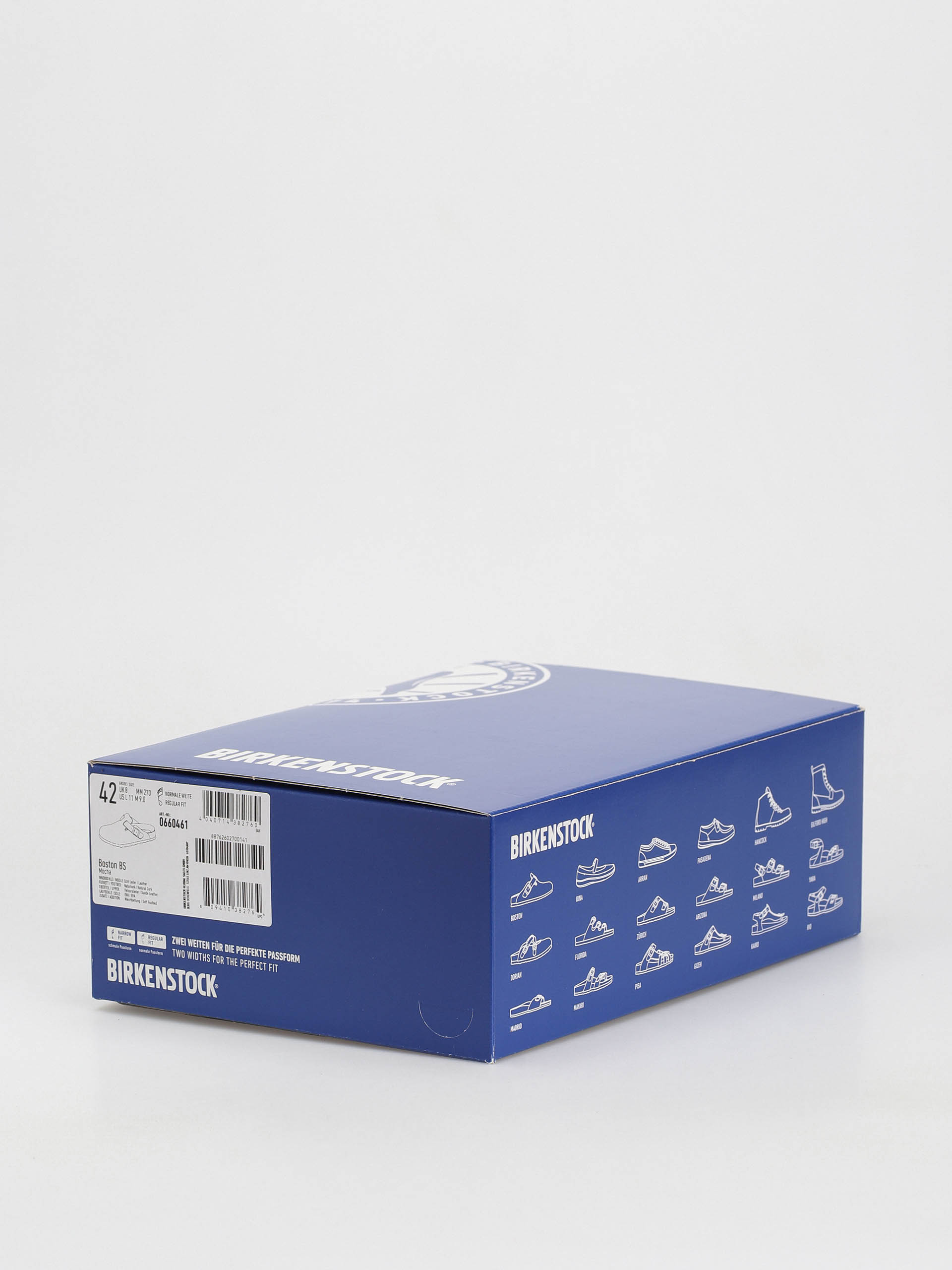 Plážovky Birkenstock Boston Suede Regular (mocha)