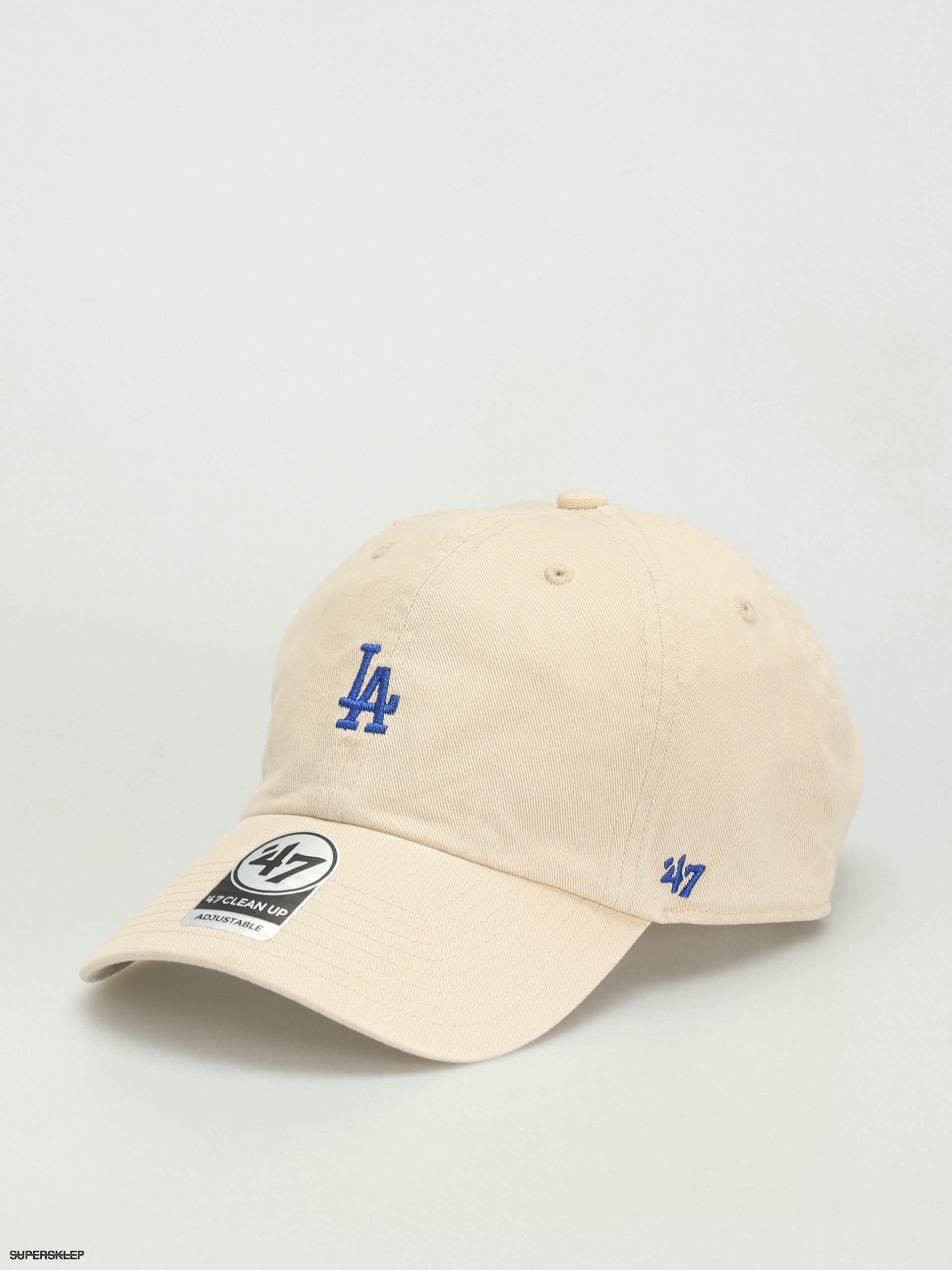 Los Angeles Dodgers 47 Brand Clean Up Dad Hat Natural/Black