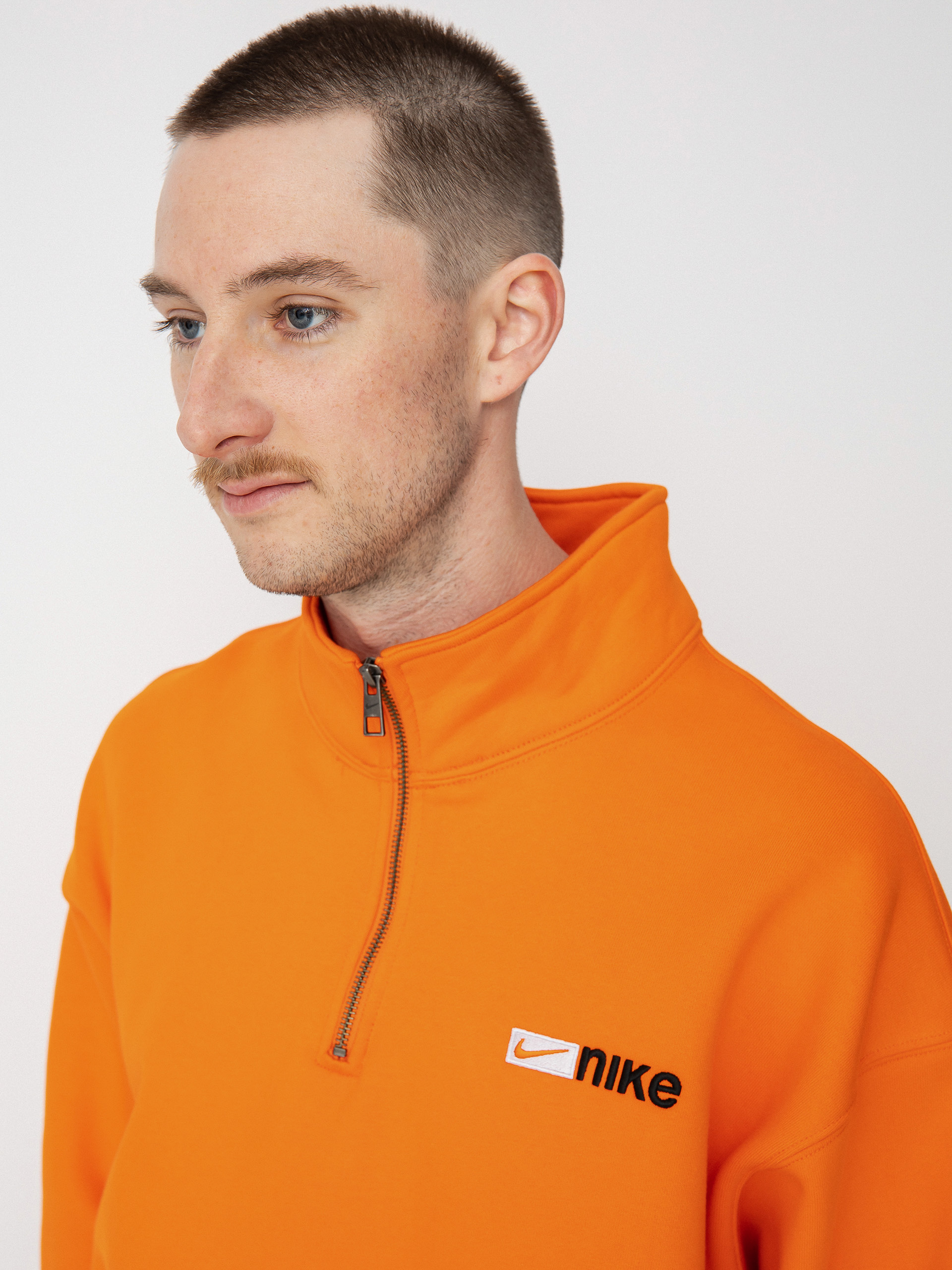 Mikina Nike SB Half Zip Y2K Logo (safety orange)