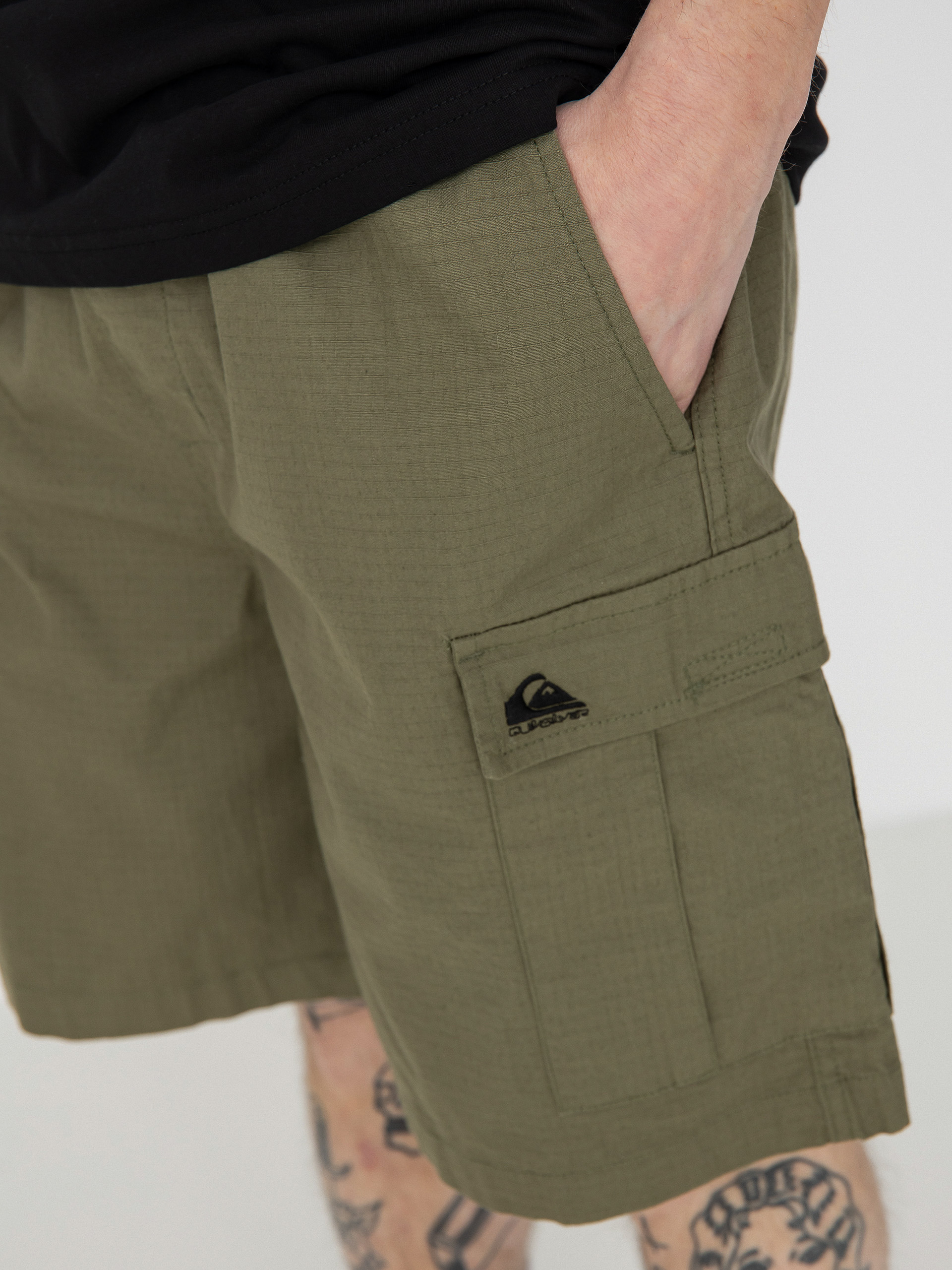 Kraťasy Quiksilver Cargo Taxer (four leaf clover)