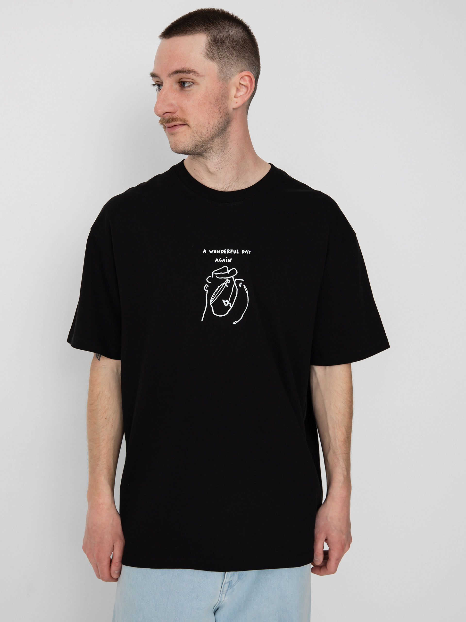 Tričko Polar Skate Wonderful Day (black)