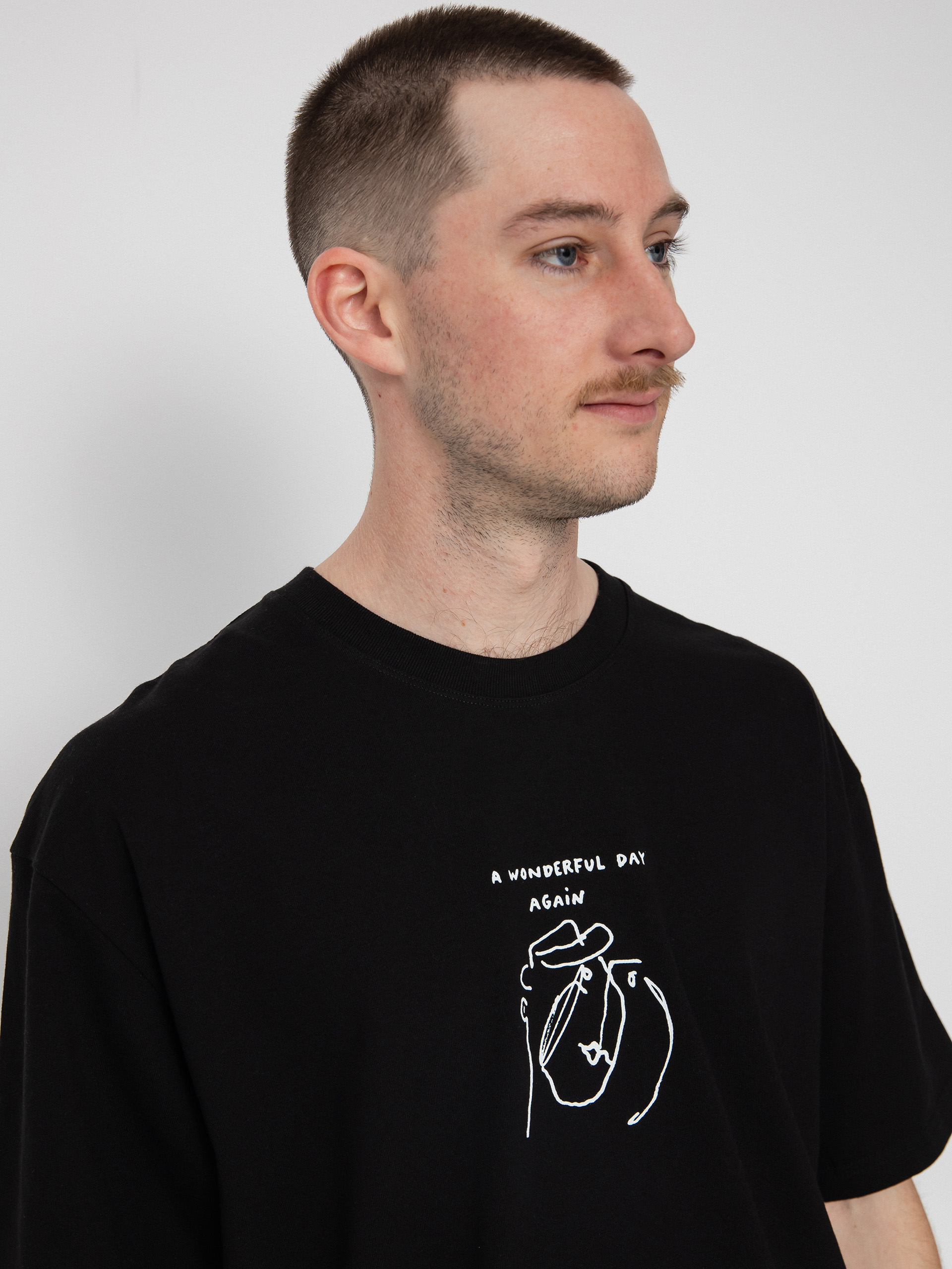 Tričko Polar Skate Wonderful Day (black)