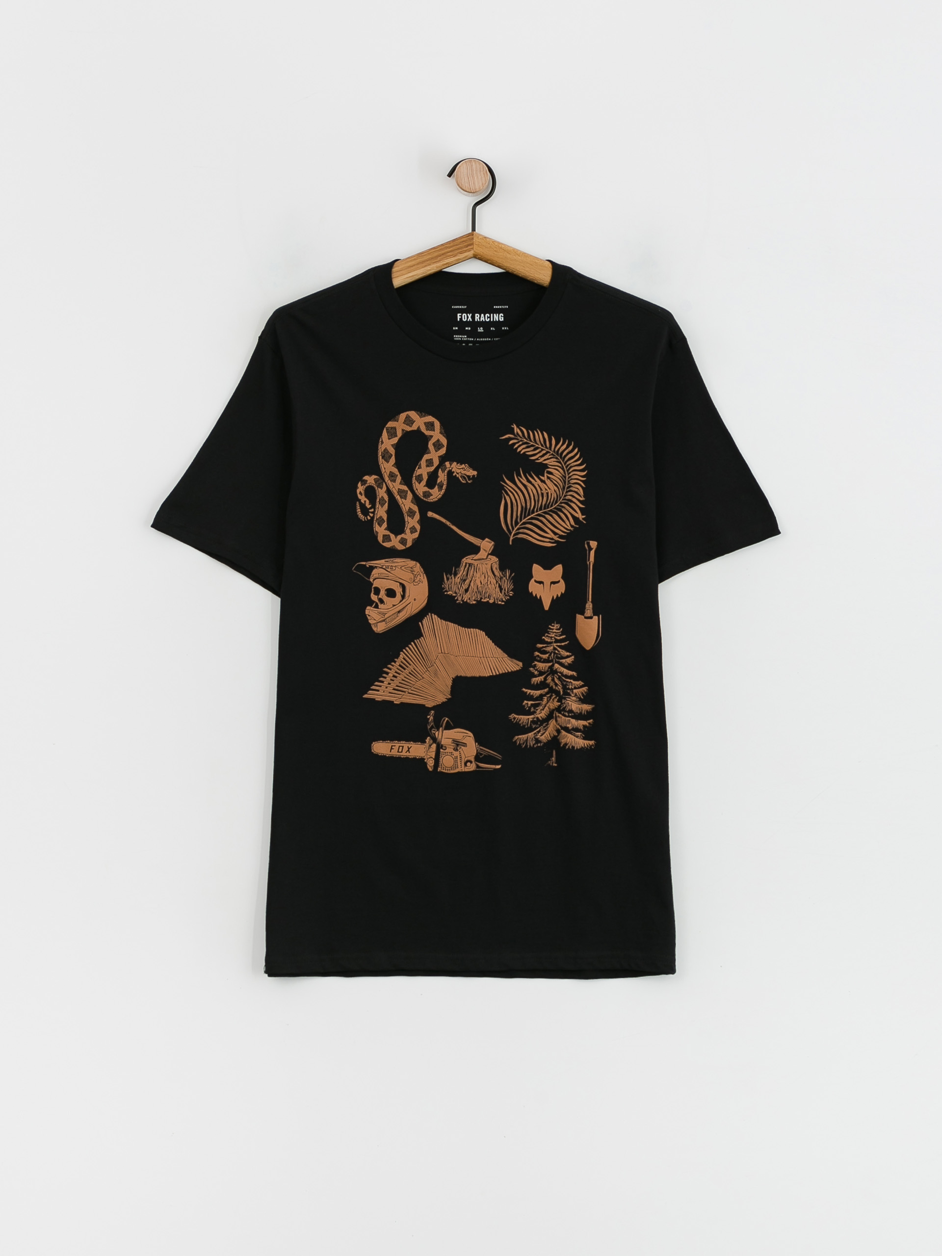 Tričko Fox Track Beast (black)