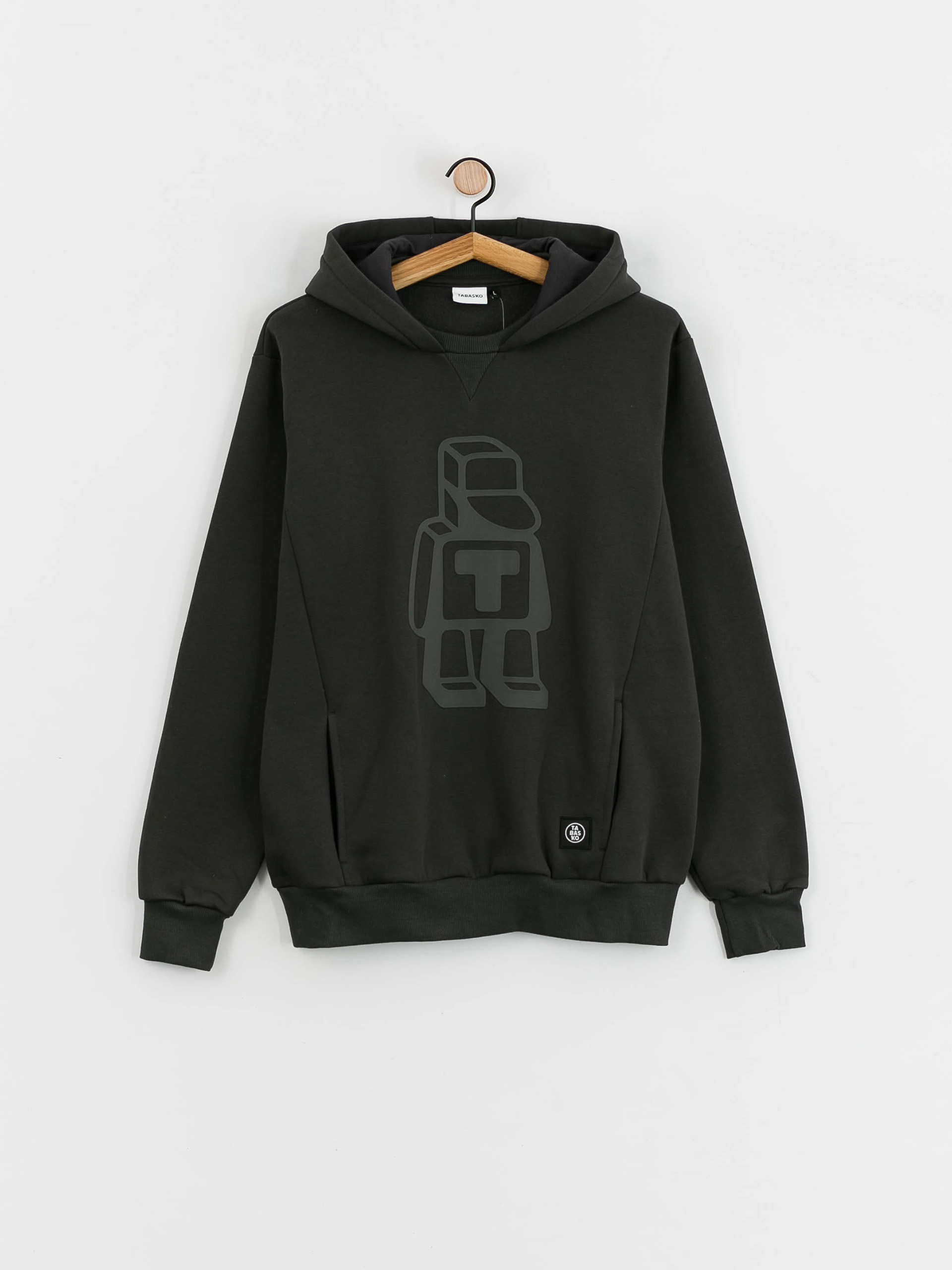 Mikina s kapucí Tabasko Monochrom (grafit)