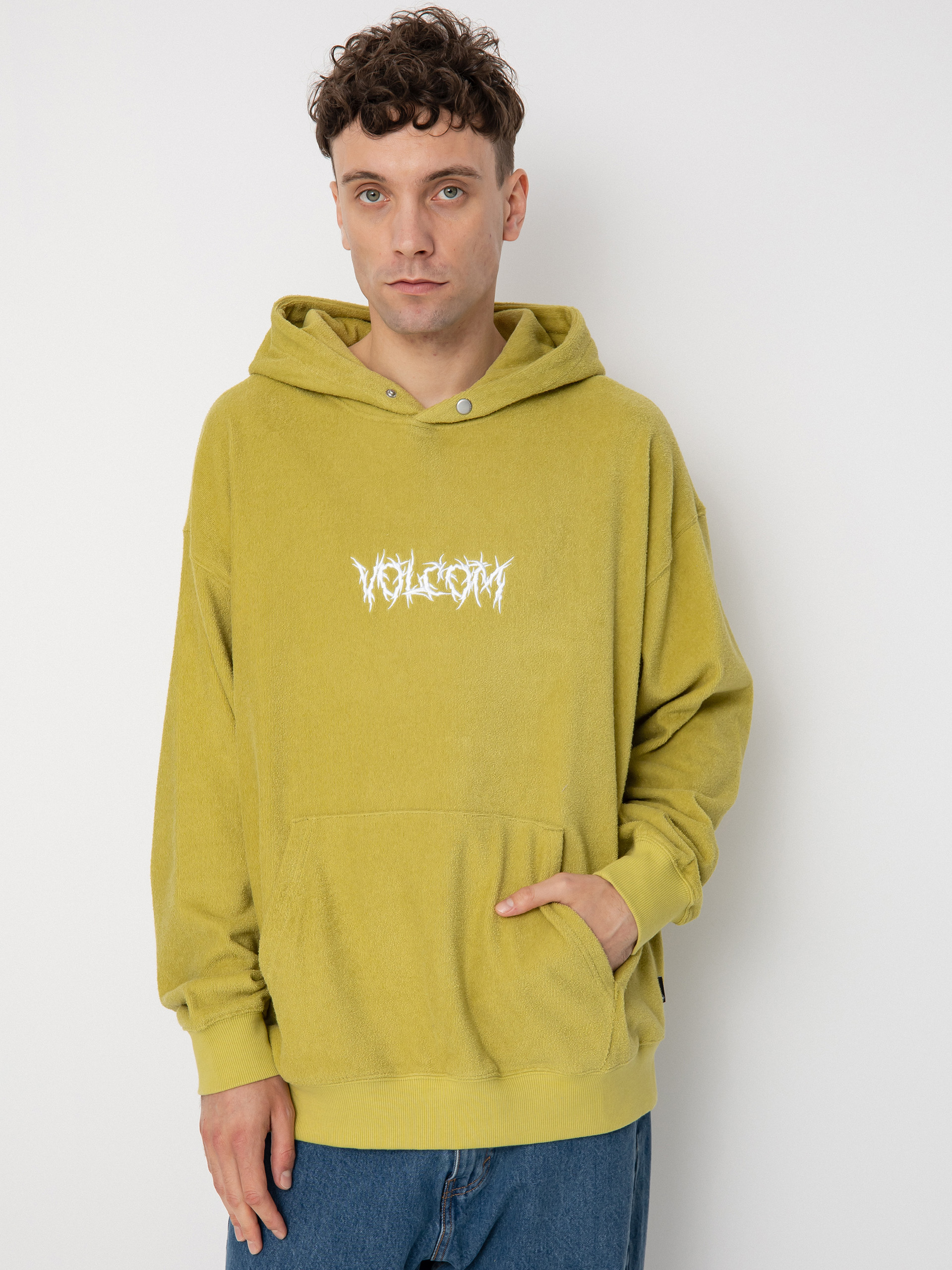 Mikina s kapucí Volcom Chillhood HD (lentil green)