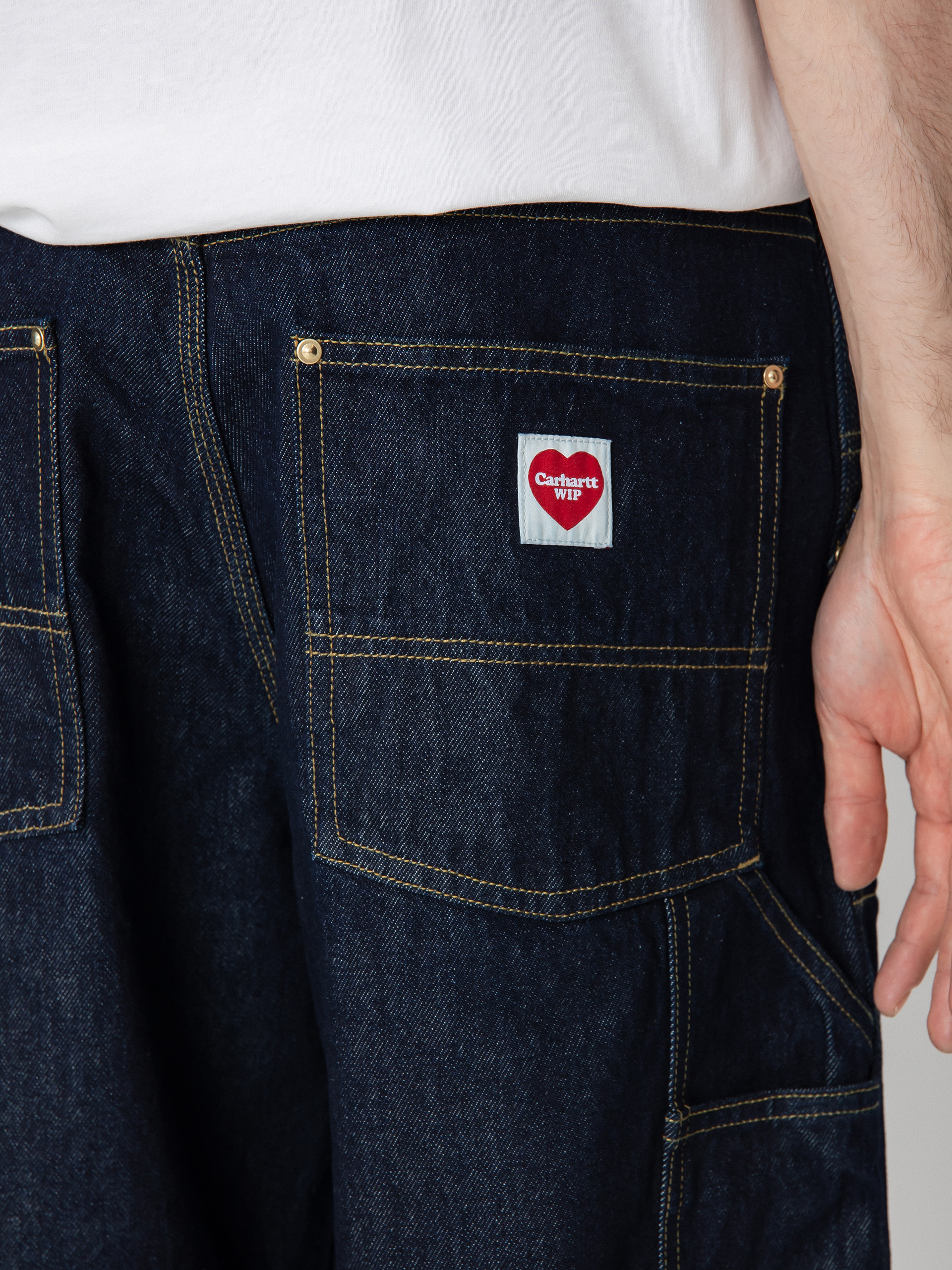 Kalhoty Carhartt WIP Nash DK (blue)