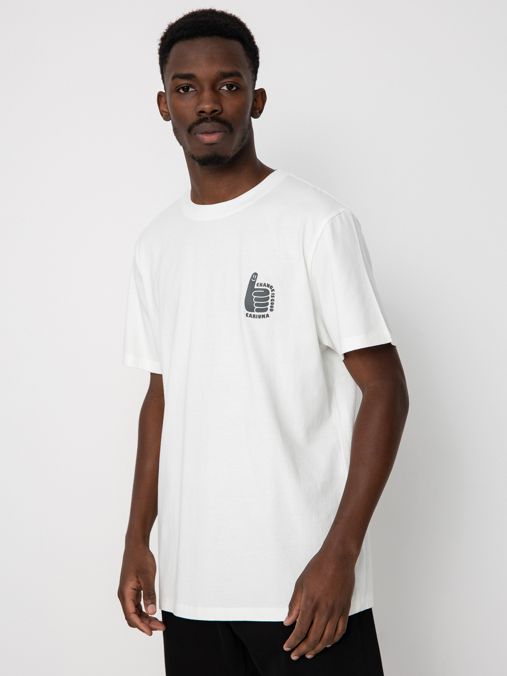 Tričko Cariuma Change Is Good (white)