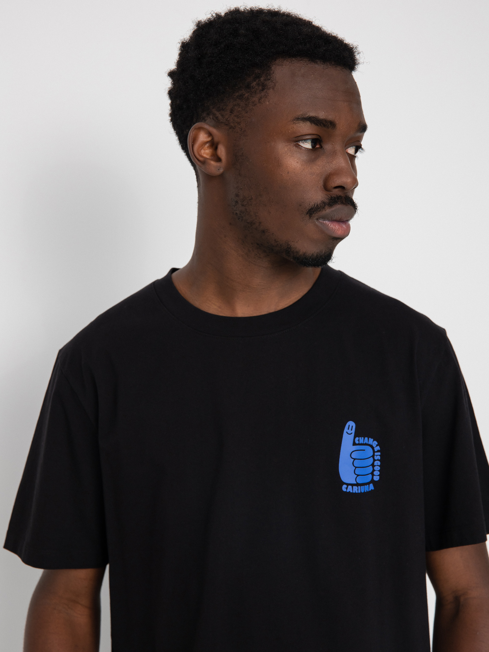 Tričko Cariuma Change Is Good (black)