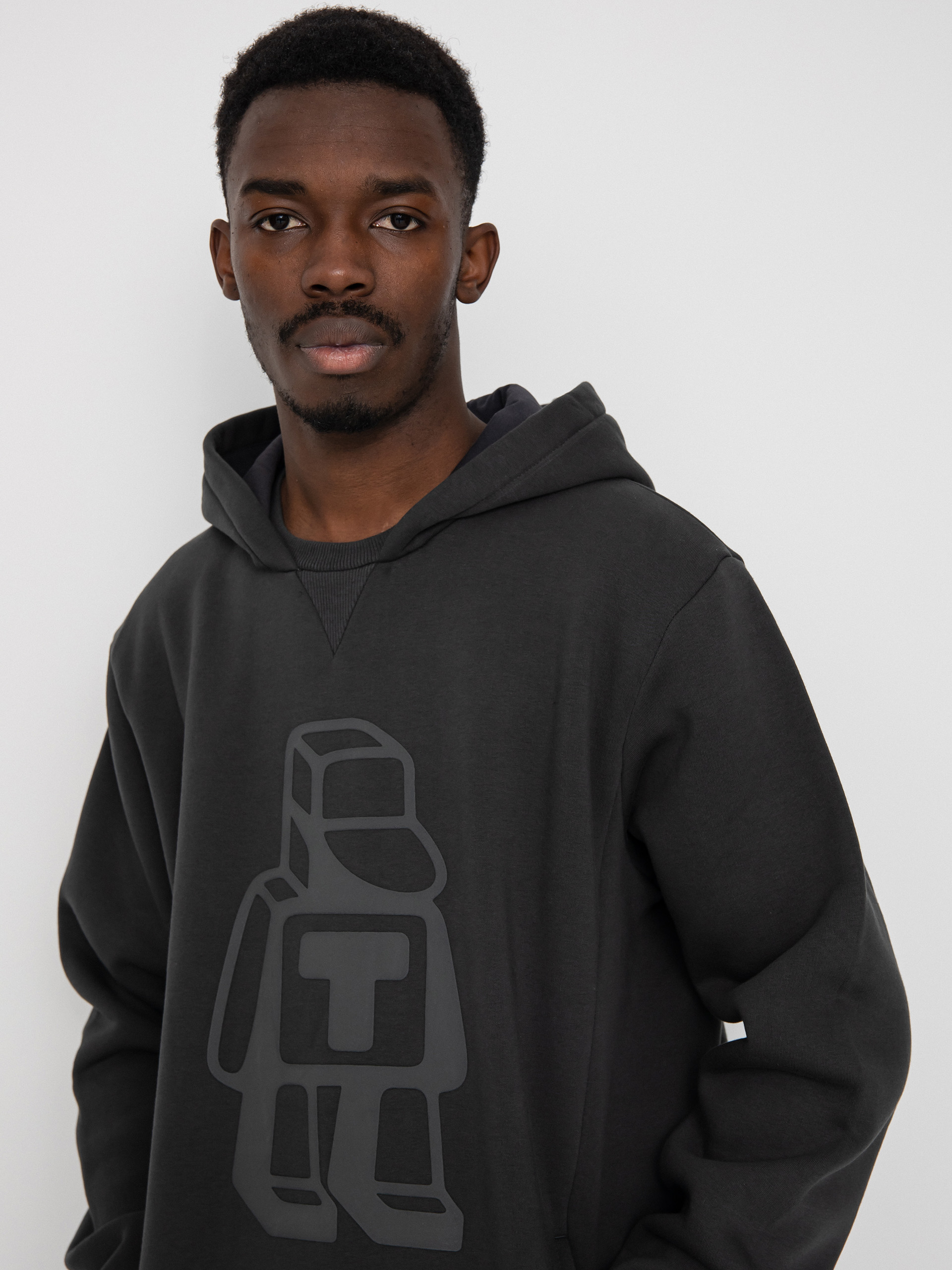 Mikina s kapucí Tabasko Monochrom (grafit)